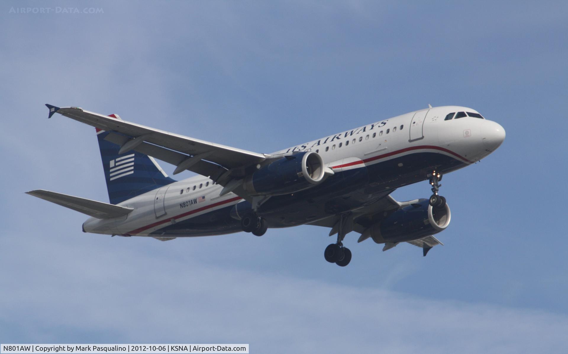 N801AW, 1998 Airbus A319-132 C/N 0889, Airbus A319