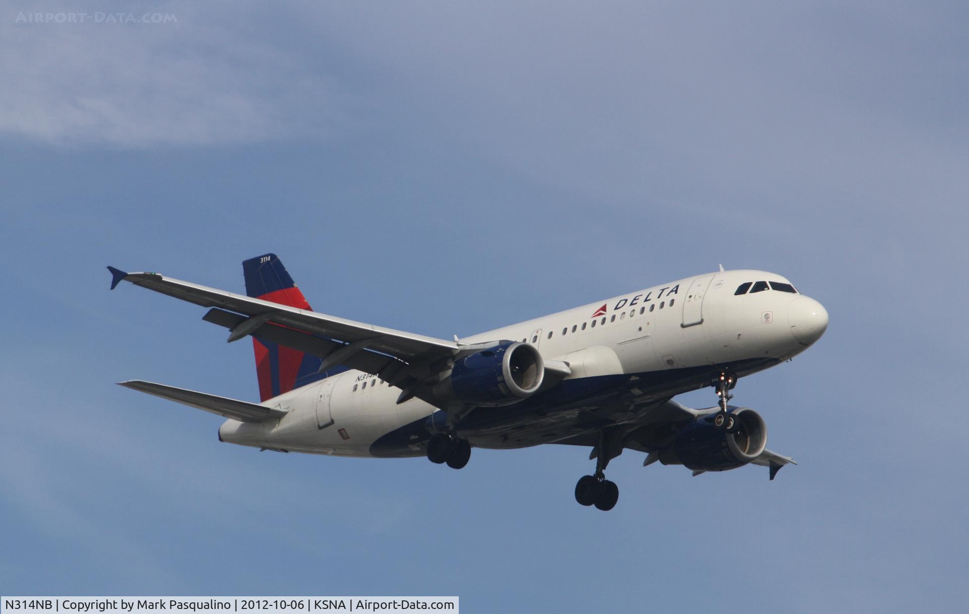 N314NB, 2000 Airbus A319-114 C/N 1191, Airbus A319