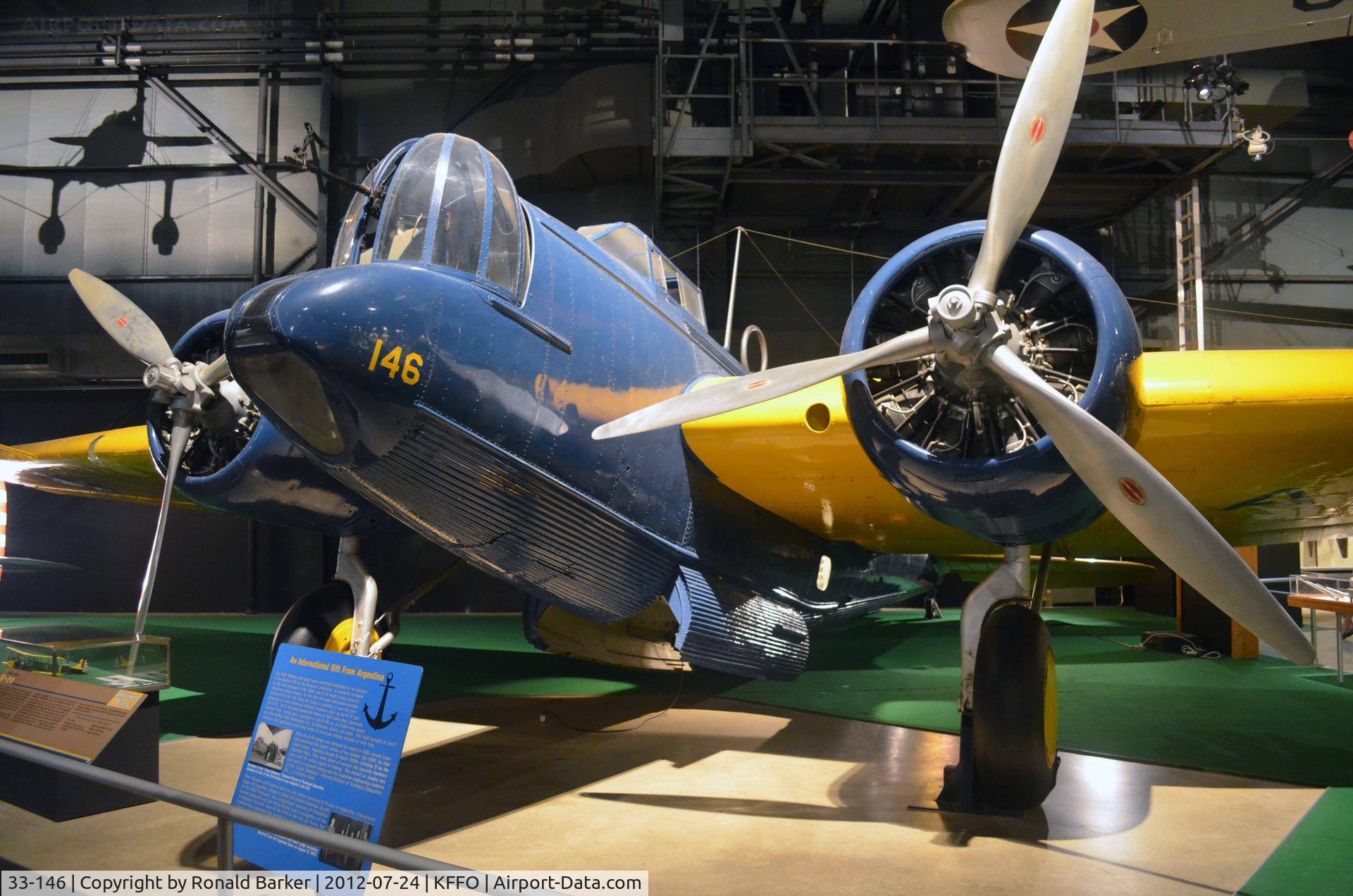 33-146, 1933 Martin YB-10 C/N 514, B-10 at the AF Museum