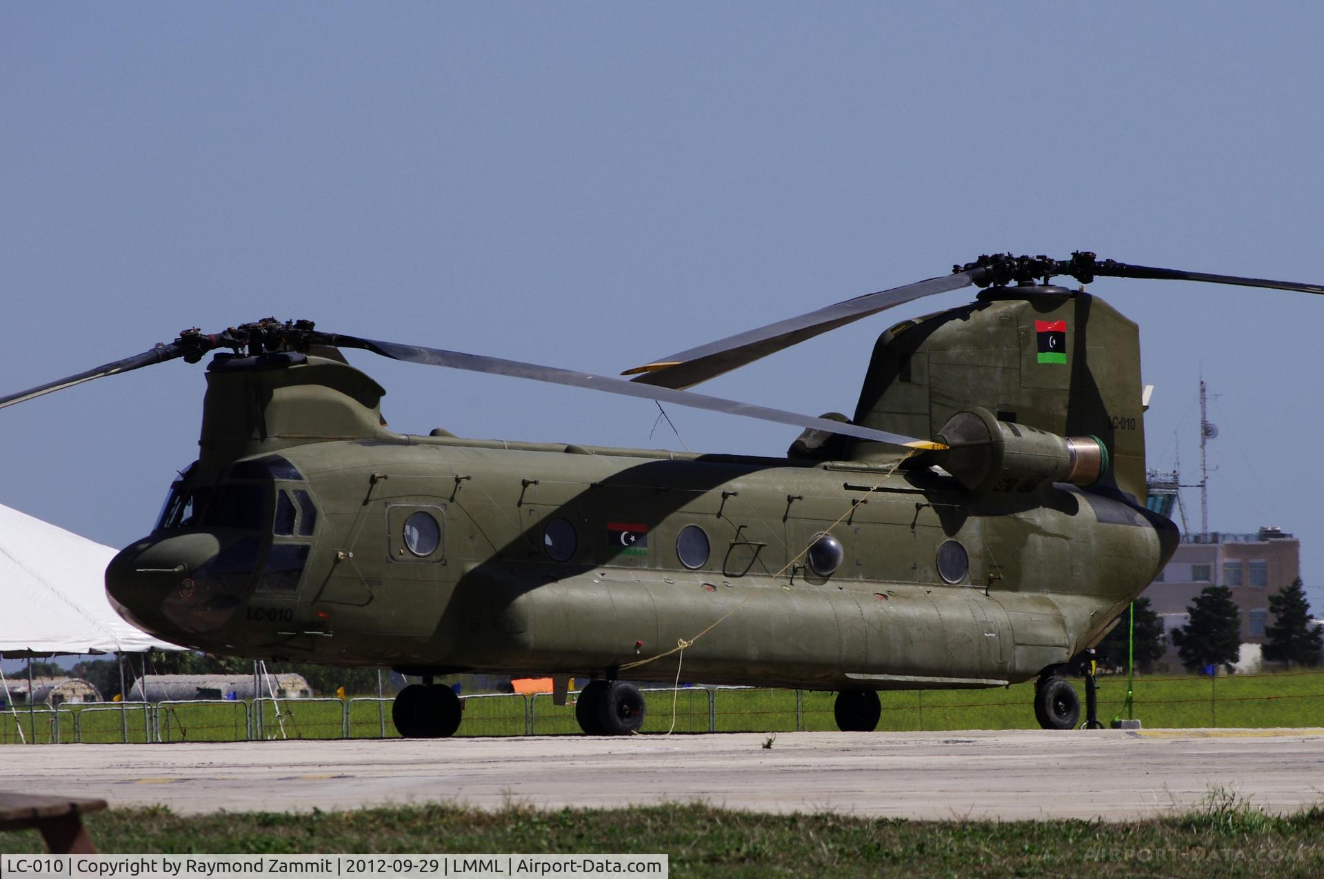 LC-010, Boeing Vertol CH-47C Chinook C/N R-010, CH47 Chinook LC-010 of Libyan Air Force.