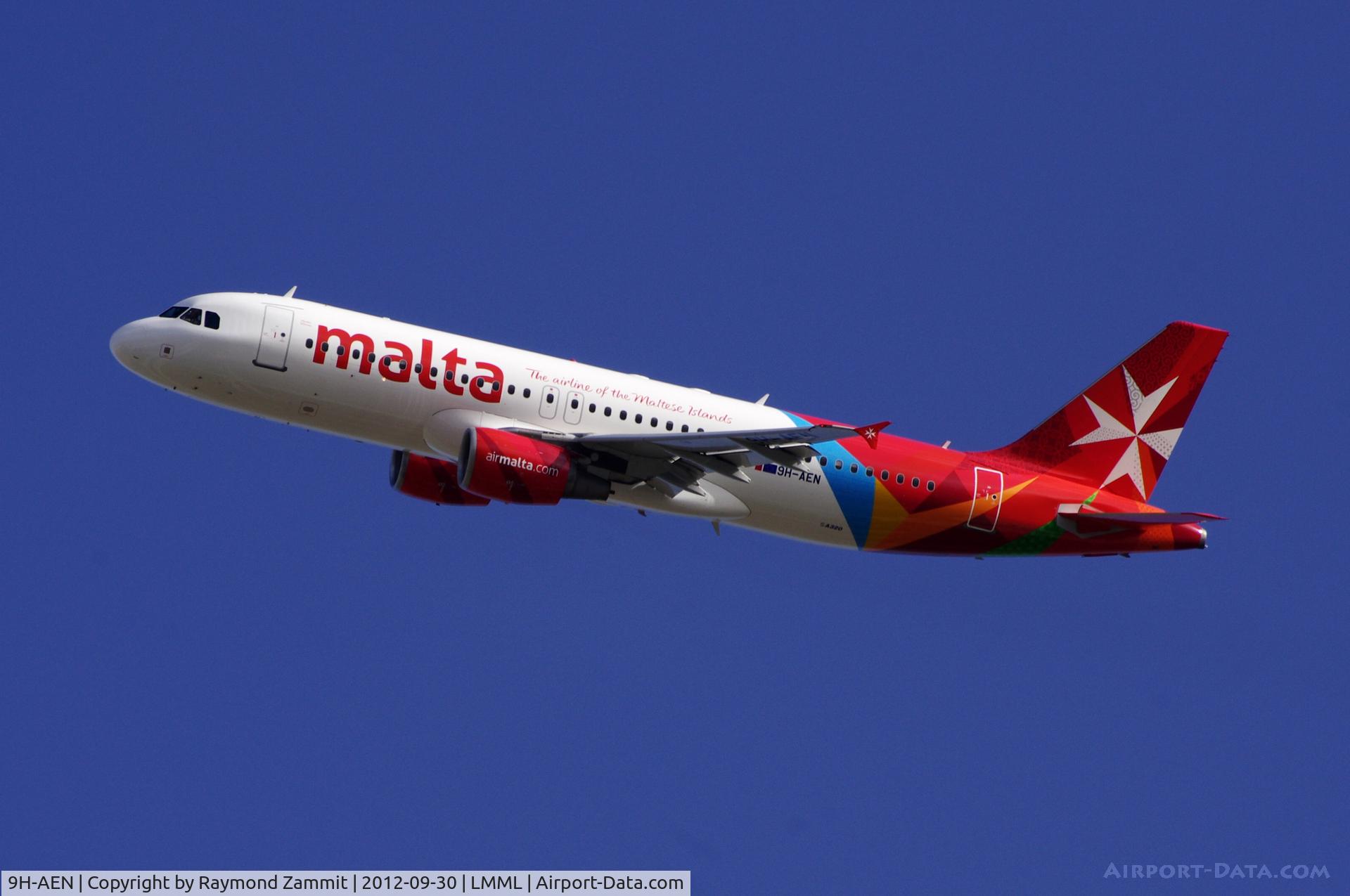 9H-AEN, 2005 Airbus A320-214 C/N 2665, A320 9H-AEN in Air Malta's new livery.