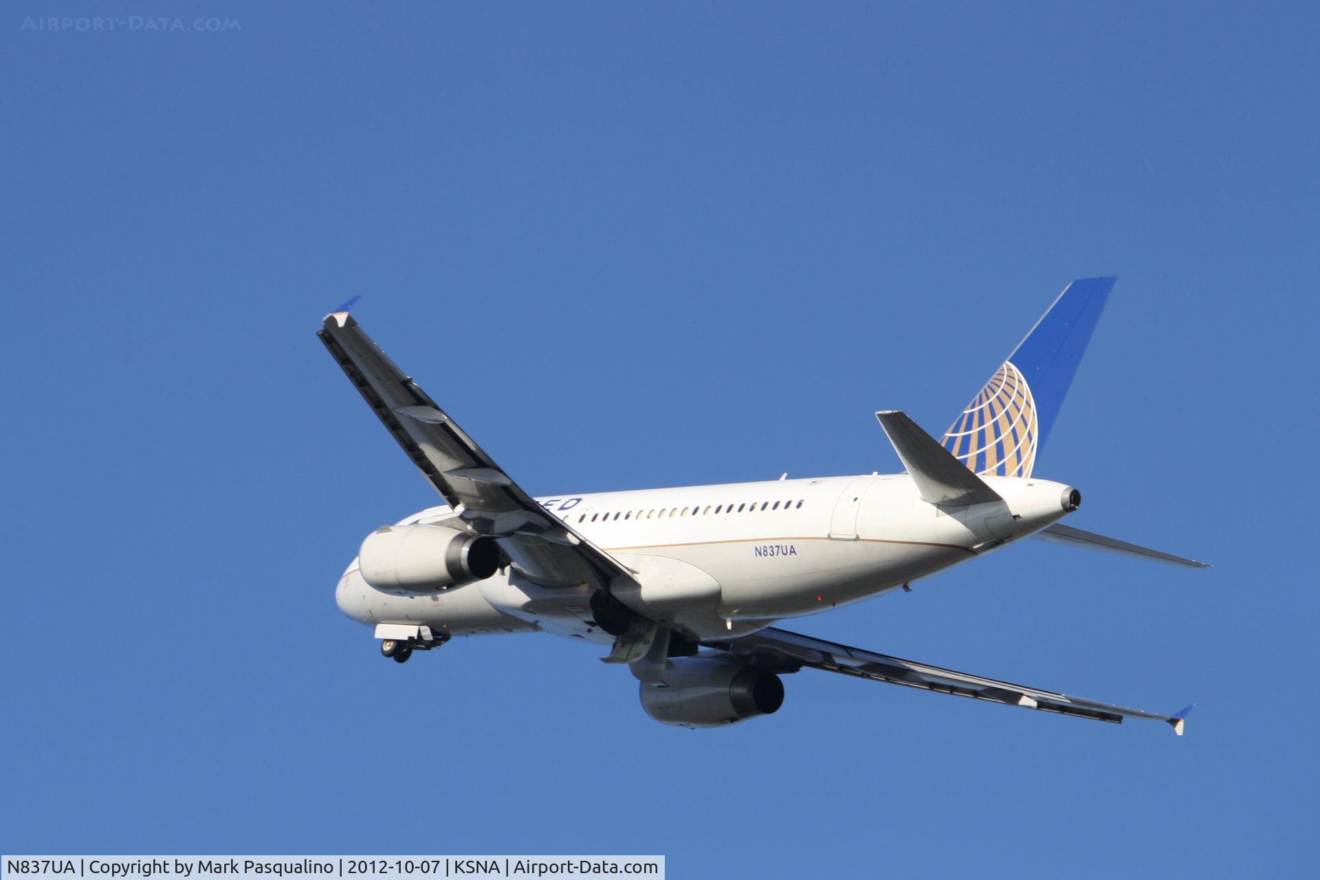 N837UA, 2001 Airbus A319-131 C/N 1474, Airbus A319