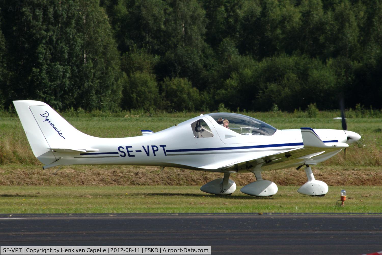 SE-VPT, 2008 Aerospool WT-9 Dynamic C/N DY222/2008, Dynamic SE-VPT landing at Dala-Järna airfield after having towed up a glider.