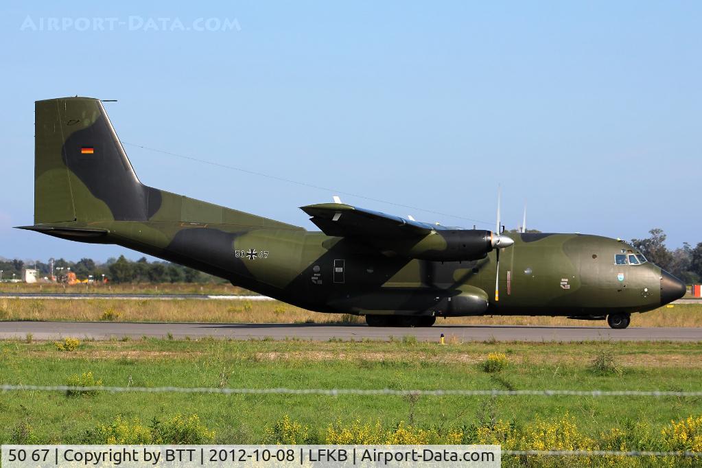 50 67, Transall C-160D C/N D104, Taxiing to Runway 34