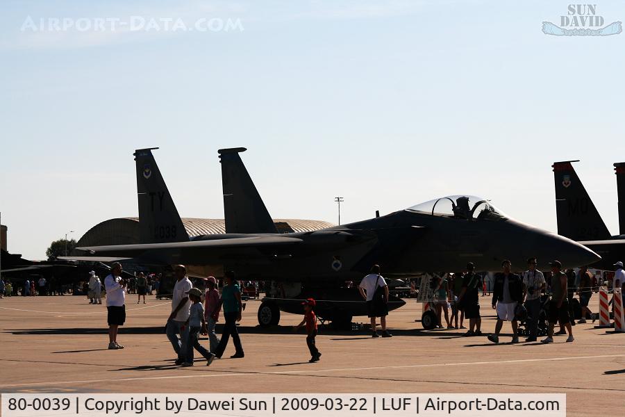 80-0039, 1980 McDonnell Douglas F-15C Eagle C/N 0700/C188, Luke Airshow 2009