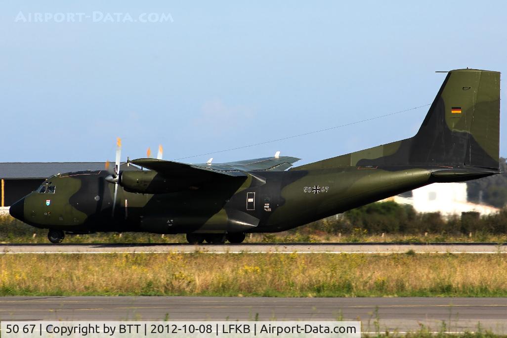50 67, Transall C-160D C/N D104, Takeoff Runway 34