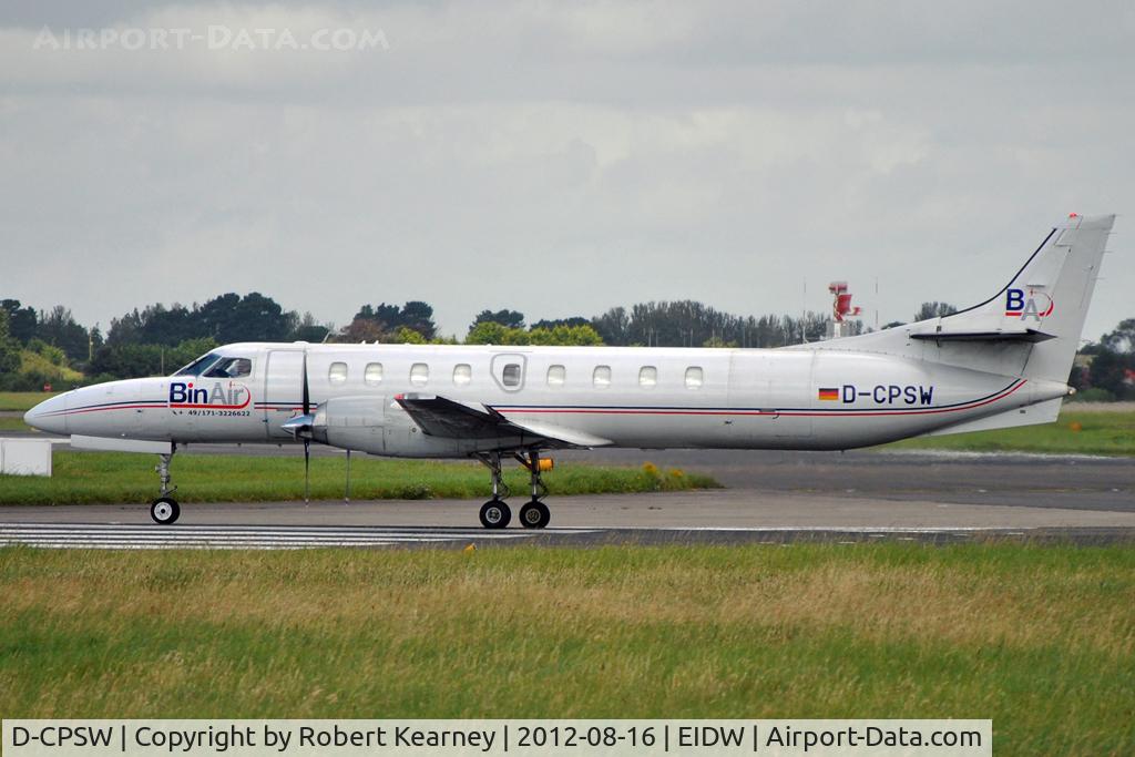 D-CPSW, 1990 Fairchild SA-227AC Metro III C/N AC-757B, Lining up r/w 28