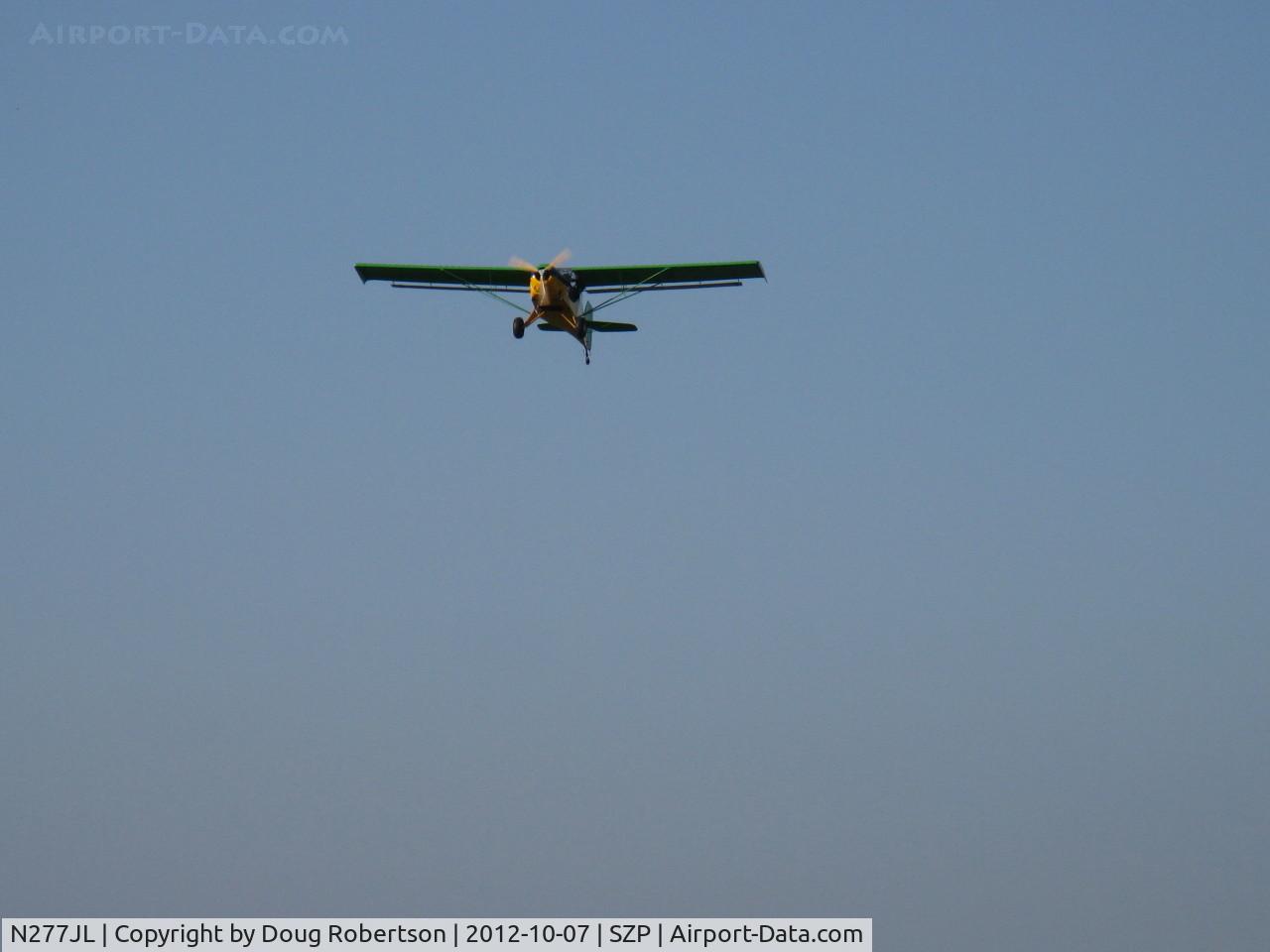 N277JL, 1991 Denney Kitfox Model 1 C/N 122, 1991 Lawrence KITFOX, Rotax, takeoff climb Rwy 04