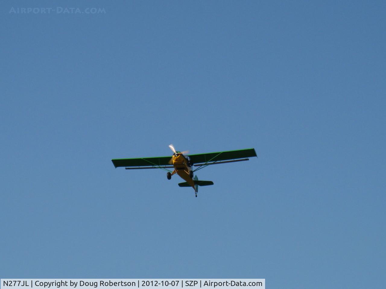 N277JL, 1991 Denney Kitfox Model 1 C/N 122, 1991 Lawrence KITFOX, Rotax, takeoff climb Rwy 04