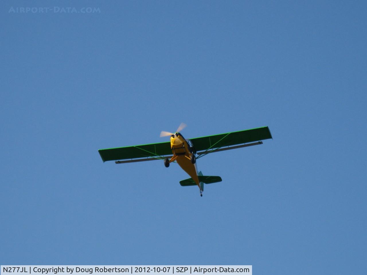 N277JL, 1991 Denney Kitfox Model 1 C/N 122, 1991 Lawrence KITFOX, Rotax, takeoff climb Rwy 04