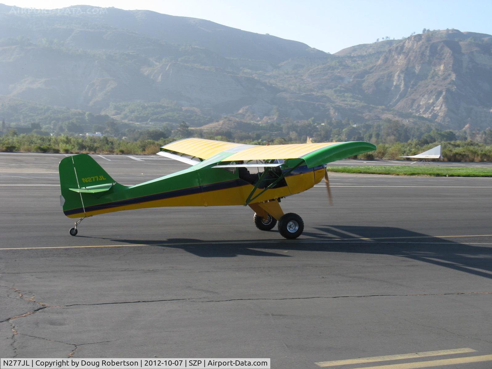 N277JL, 1991 Denney Kitfox Model 1 C/N 122, 1991 Lawrence KITFOX, Rotax, taxi to Rwy 04 for pattern work