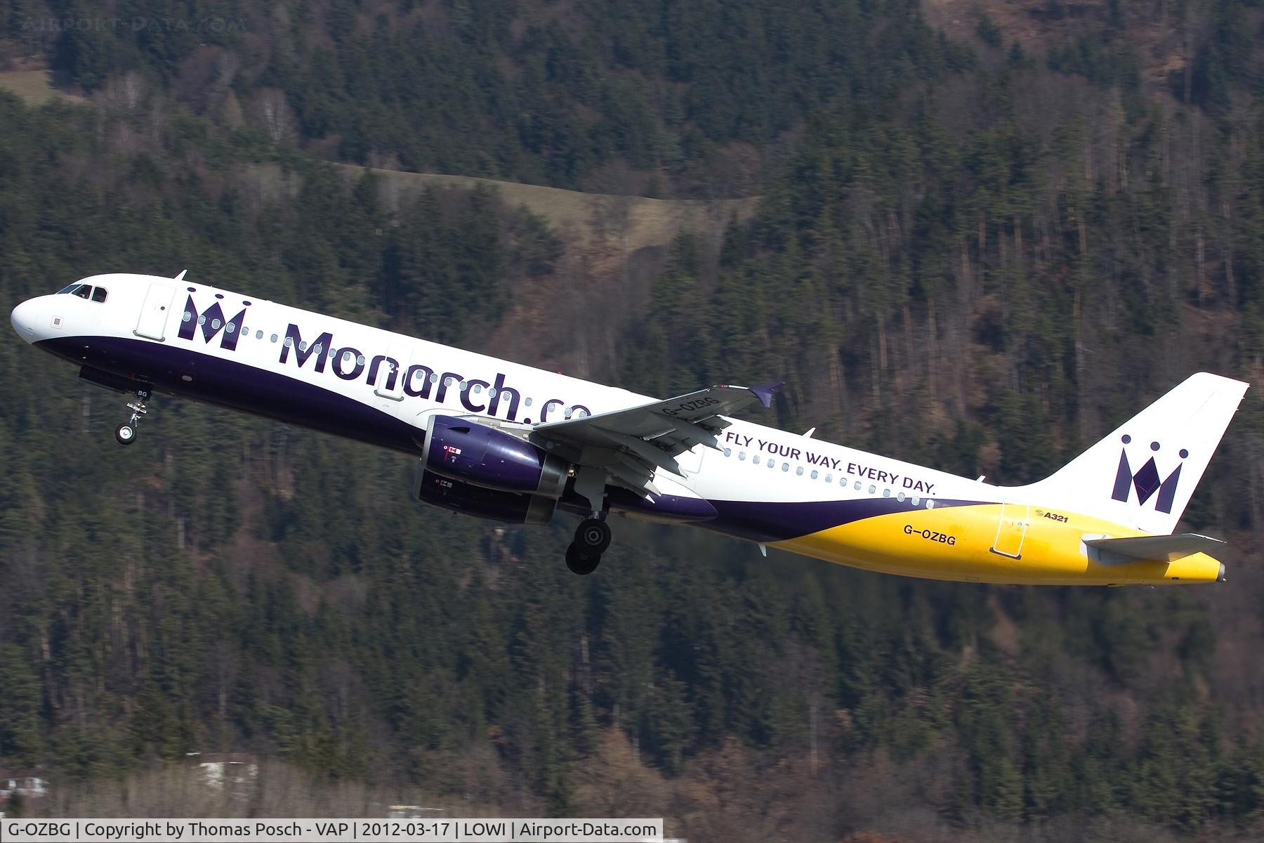 G-OZBG, 2003 Airbus A321-231 C/N 1941, Monarch Airlines
