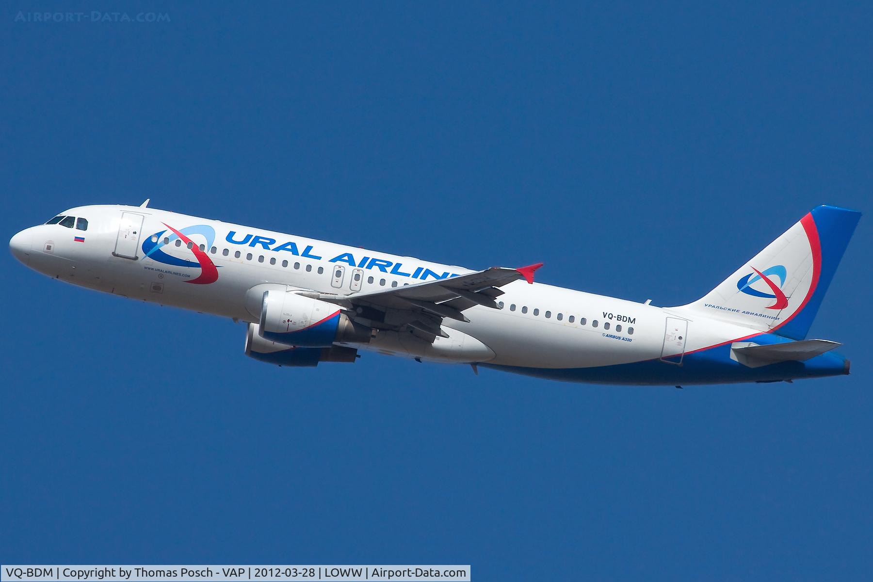 VQ-BDM, 2004 Airbus A320-214 C/N 2187, Ural Airlines