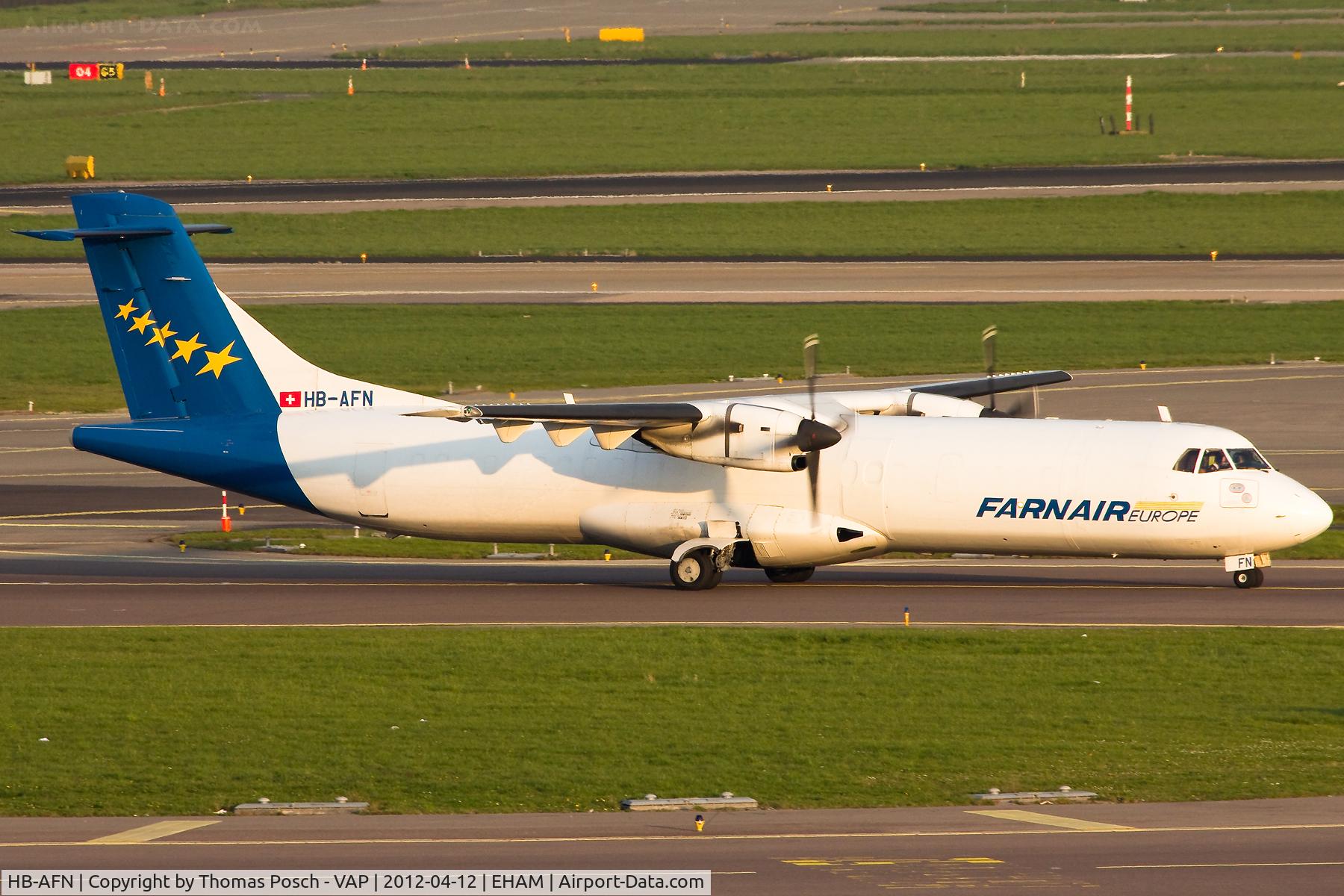 HB-AFN, 1994 ATR 72-201 C/N 389, Farnair Switzerland