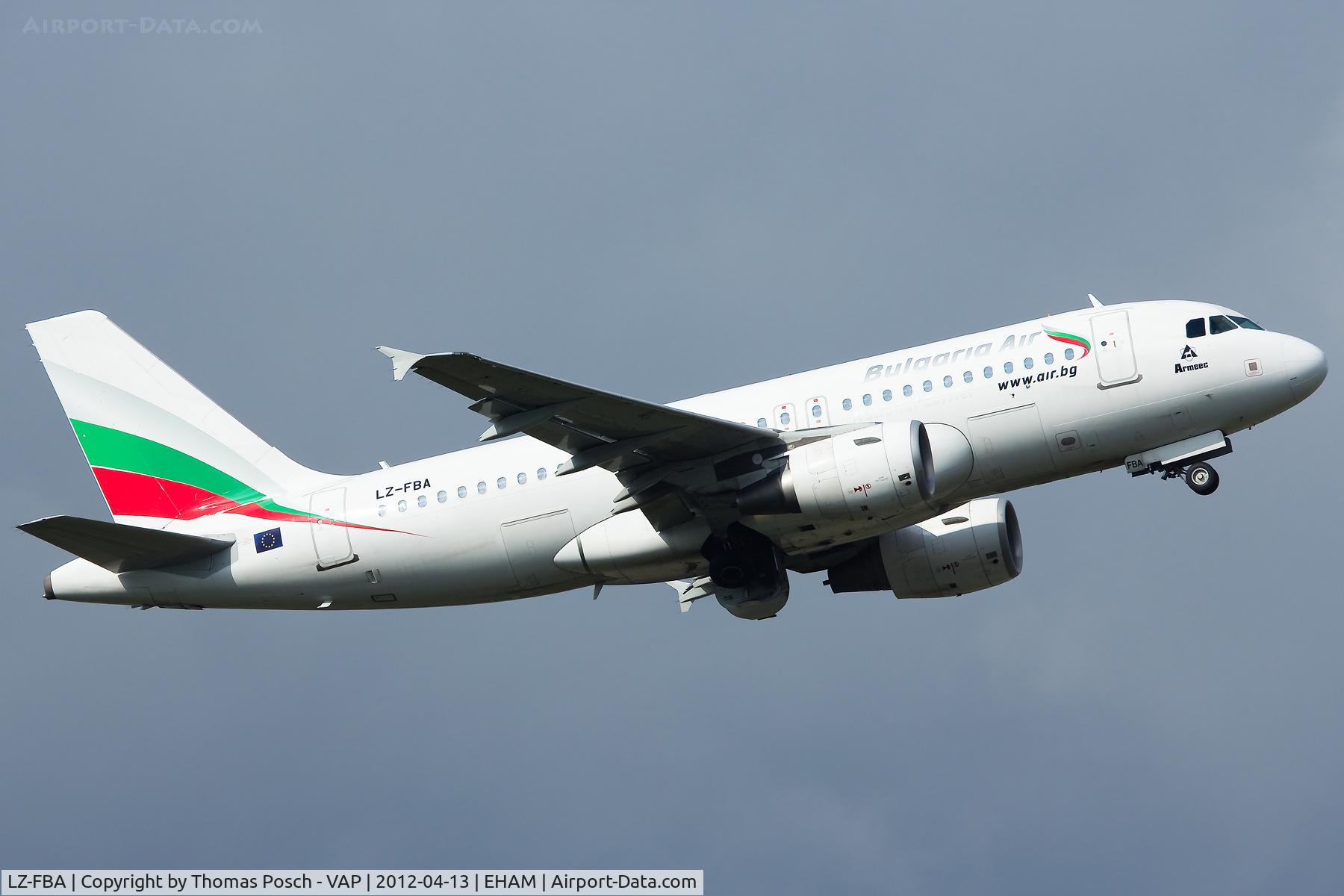 LZ-FBA, 2008 Airbus A319-112 C/N 3564, Bulgaria Air