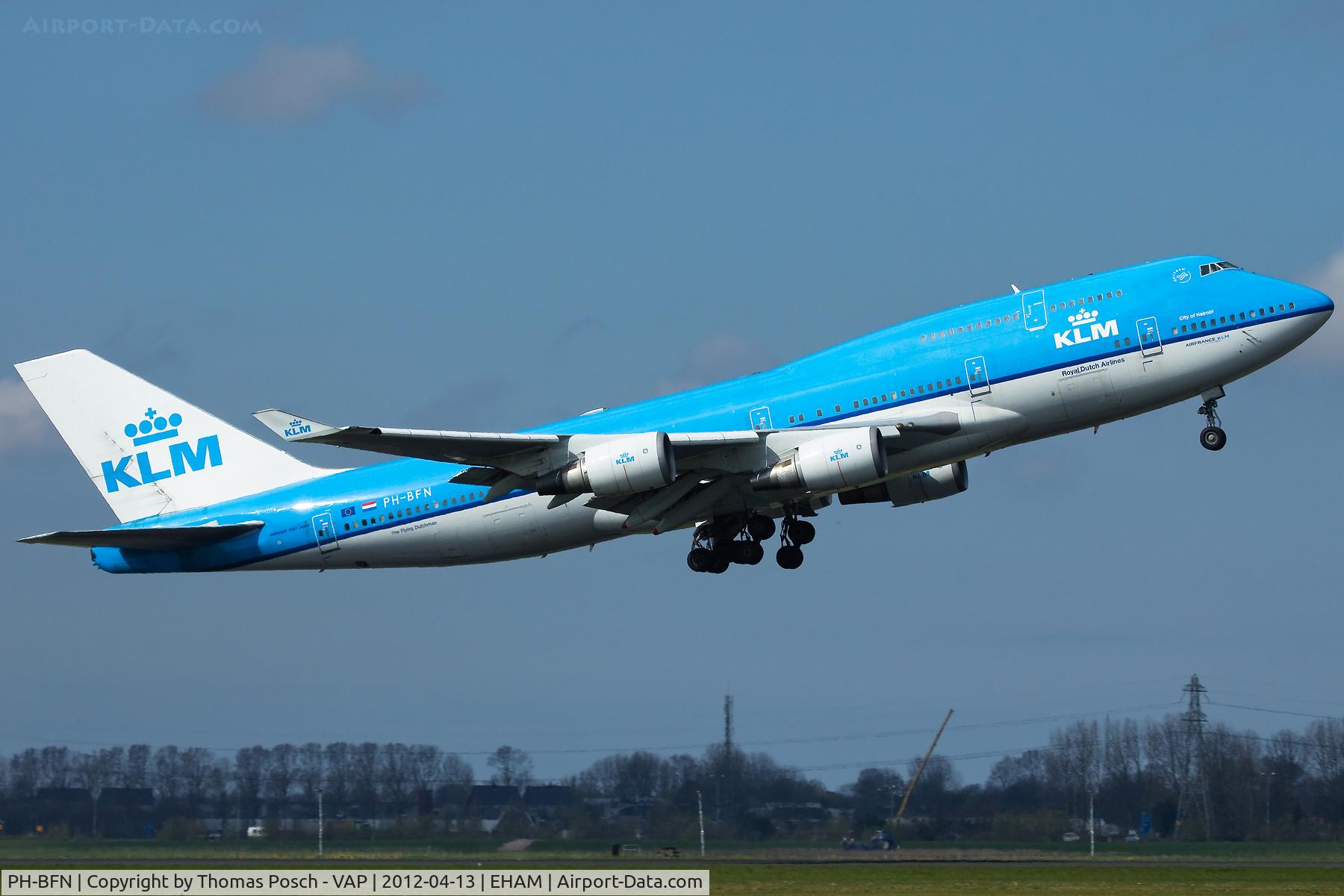 PH-BFN, 1993 Boeing 747-406BC C/N 26372, KLM - Royal Dutch Airlines