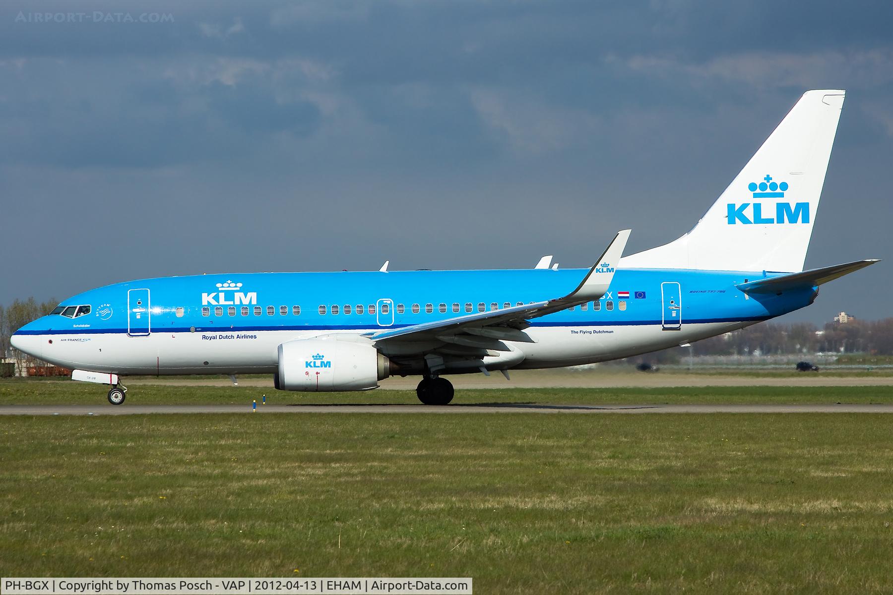 PH-BGX, 2011 Boeing 737-7K2 C/N 38635, KLM - Royal Dutch Airlines