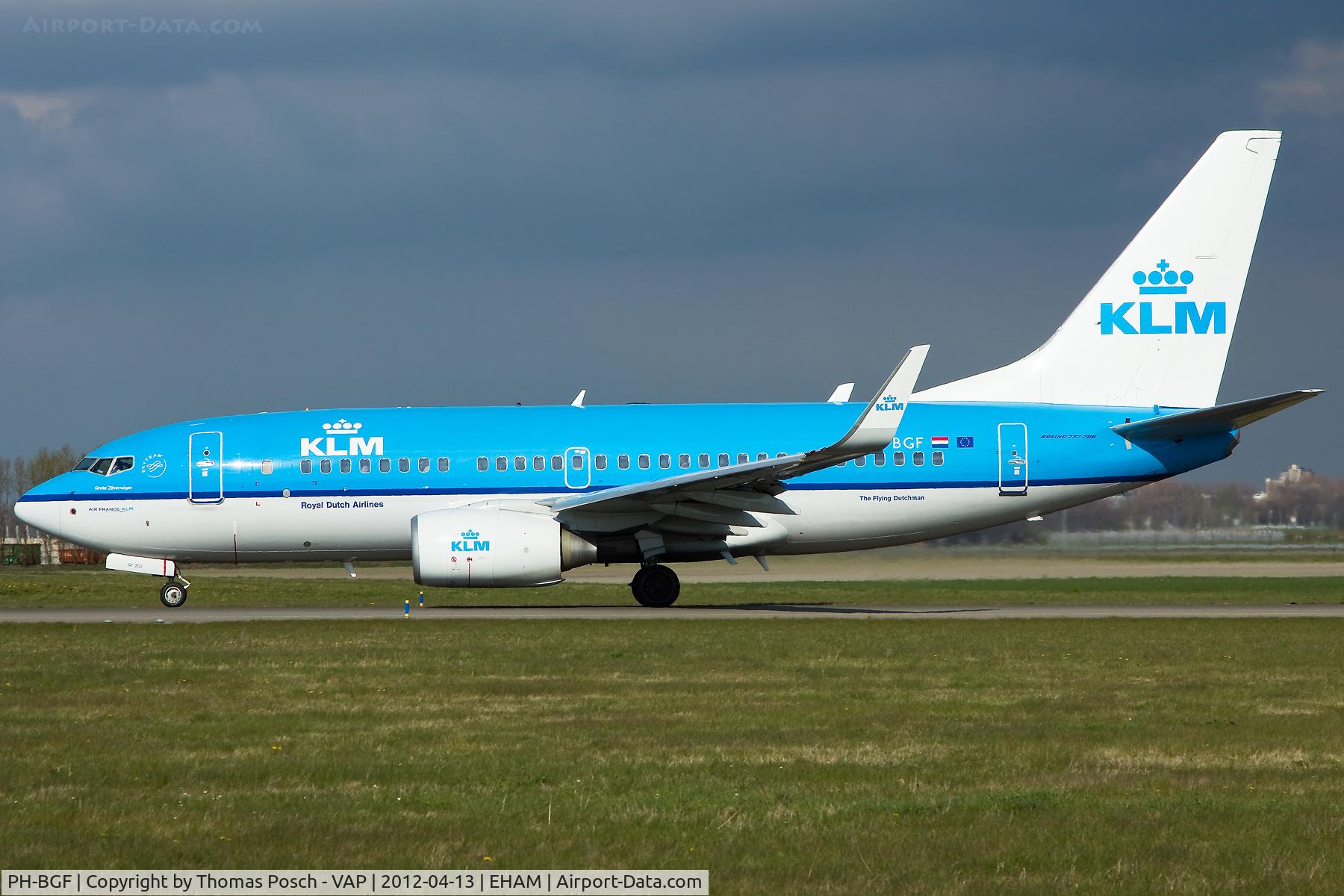 PH-BGF, 2008 Boeing 737-7K2 C/N 30365, KLM - Royal Dutch Airlines