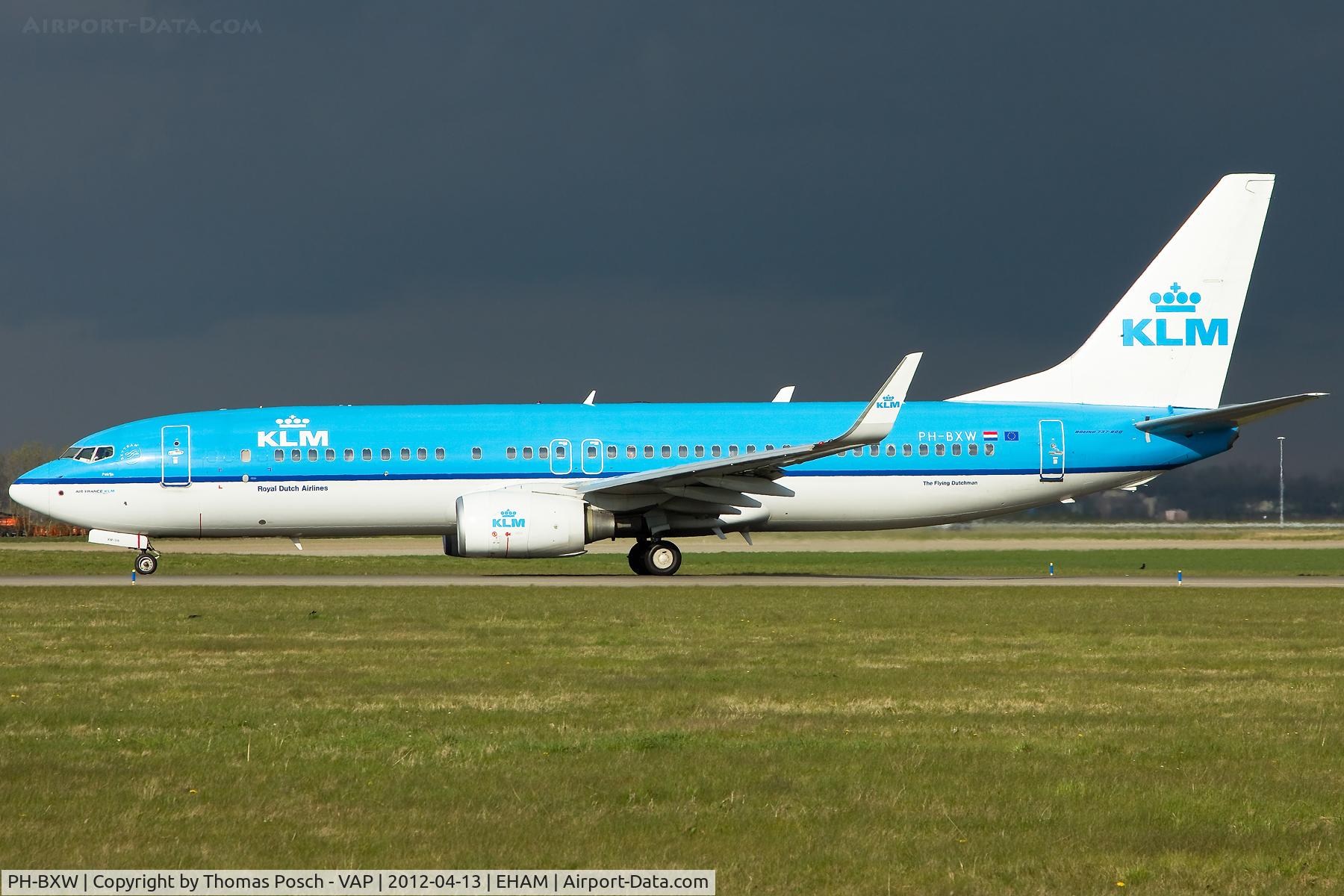 PH-BXW, 2007 Boeing 737-8K2 C/N 30360, KLM - Royal Dutch Airlines