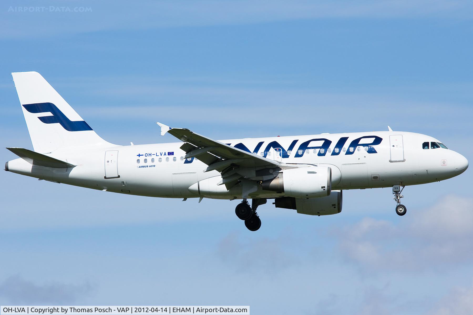 OH-LVA, 1999 Airbus A319-112 C/N 1073, Finnair