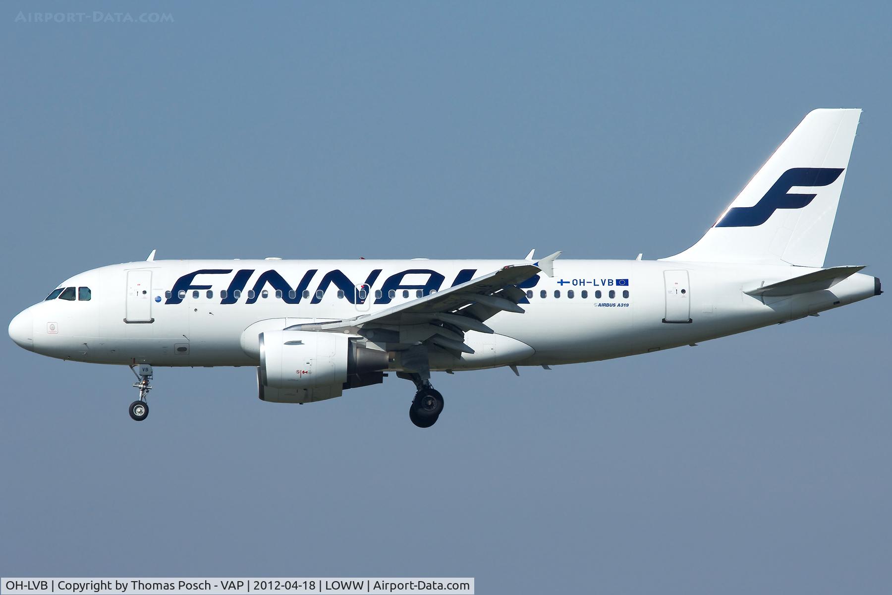 OH-LVB, 1999 Airbus A319-112 C/N 1107, Finnair