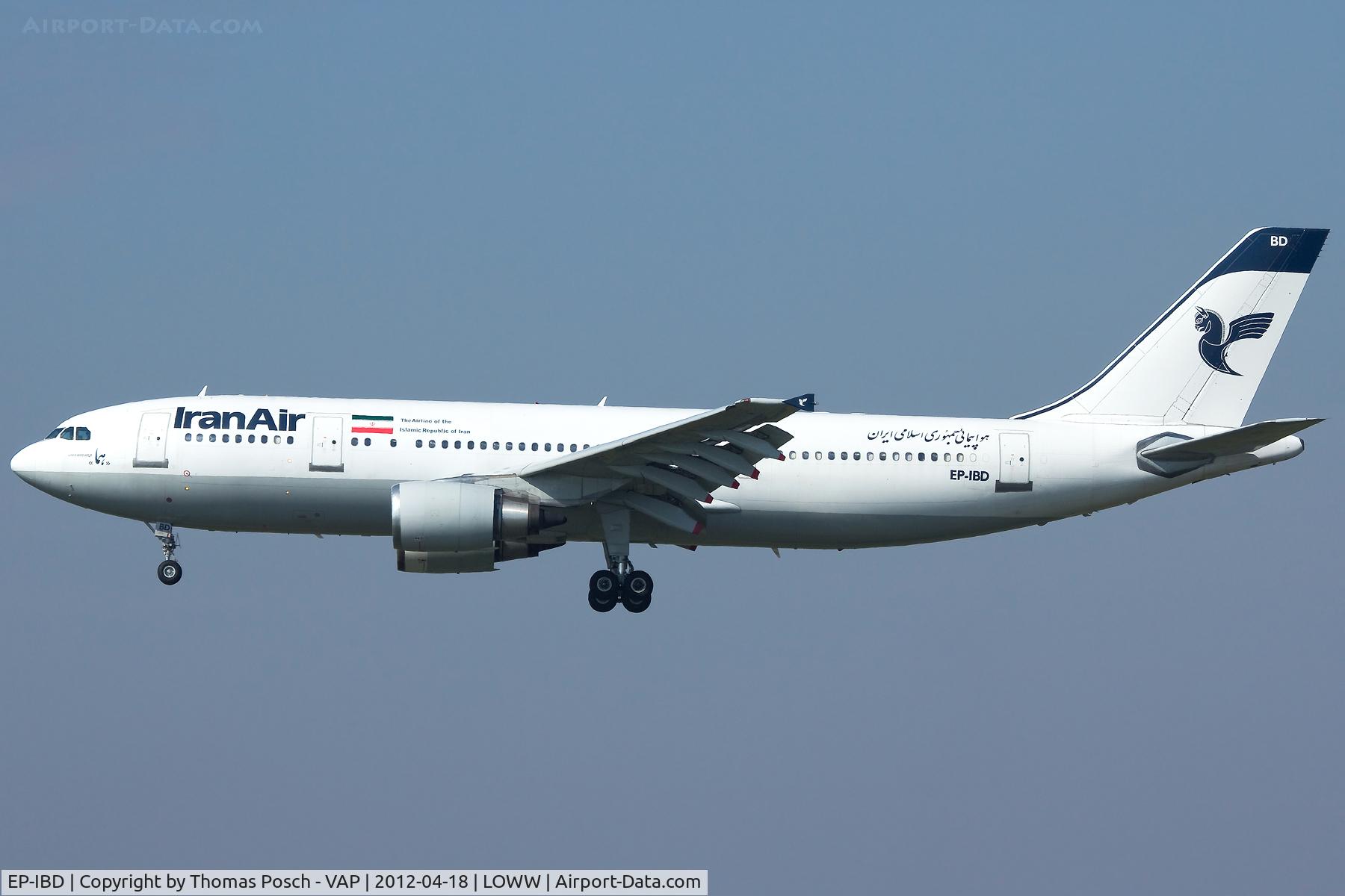 EP-IBD, 1993 Airbus A300B4-605R C/N 696, Iran Air
