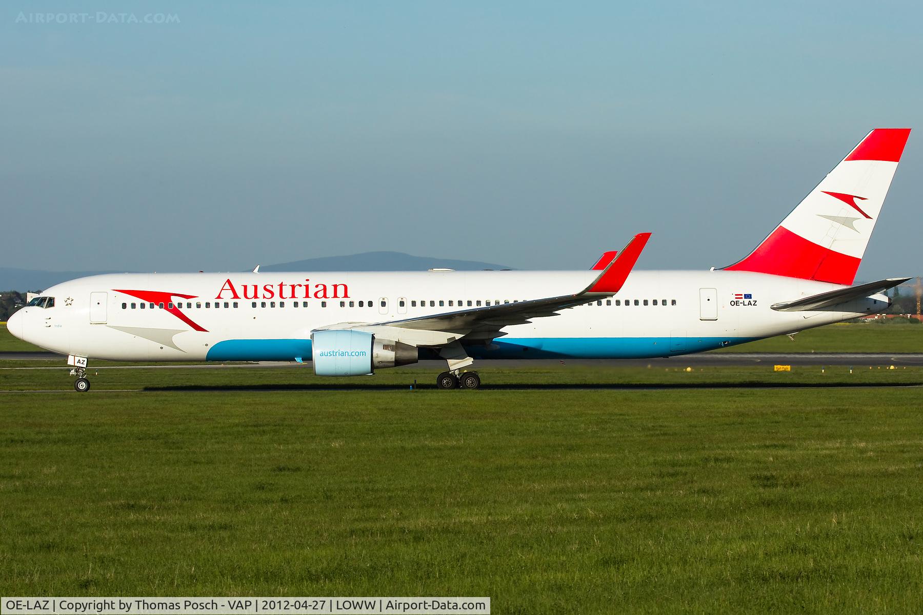 OE-LAZ, 1999 Boeing 767-3Z9 C/N 30331, Austrian Airlines