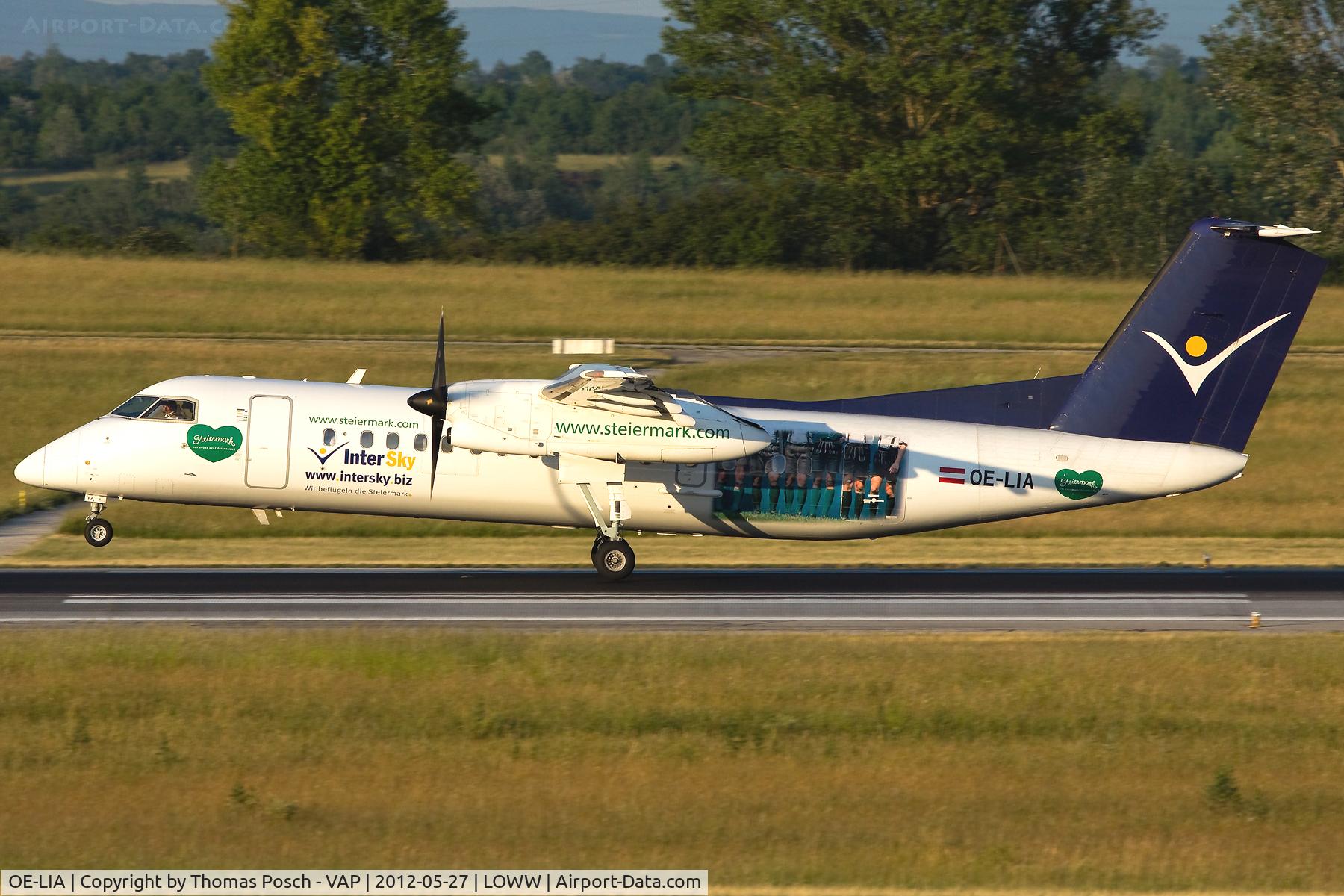 OE-LIA, 1997 De Havilland Canada DHC-8-314 Dash 8 C/N 505, InterSky
