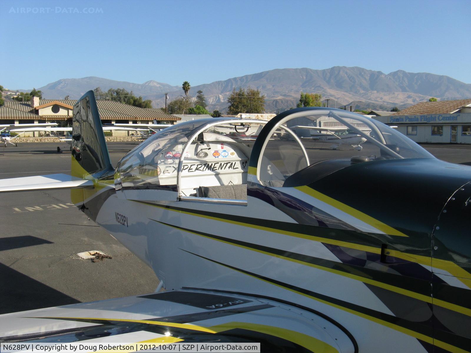 N628PV, 2000 Vans RV-6A C/N 24279, 2000 Rosales ROSALES SPECIAL VAN's RV-6A, Lycoming O-360-A1A 180 Hp, Oshkosh EAA-AirVenture veteran year stickers
