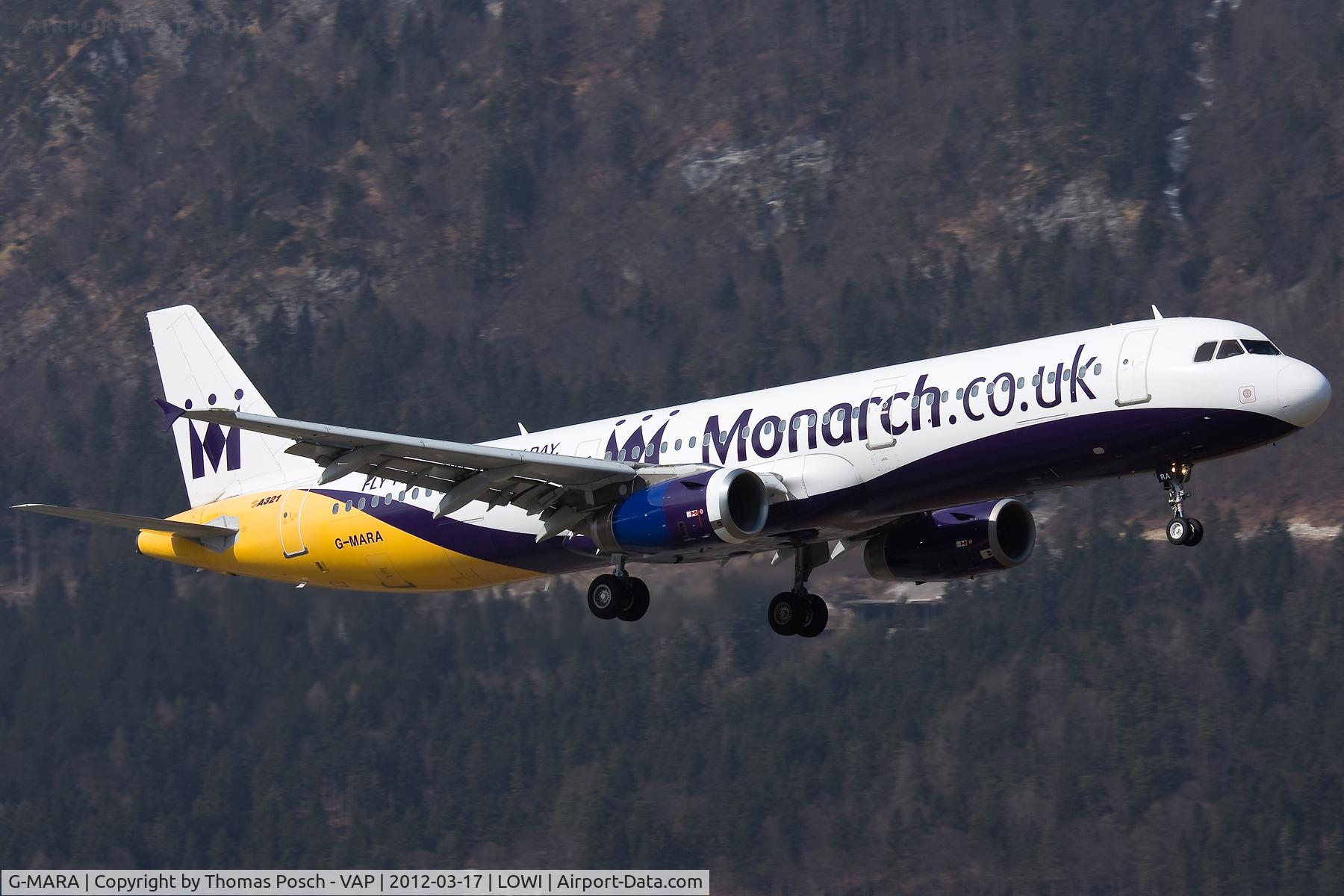 G-MARA, 1999 Airbus A321-231 C/N 983, Monarch Airlines