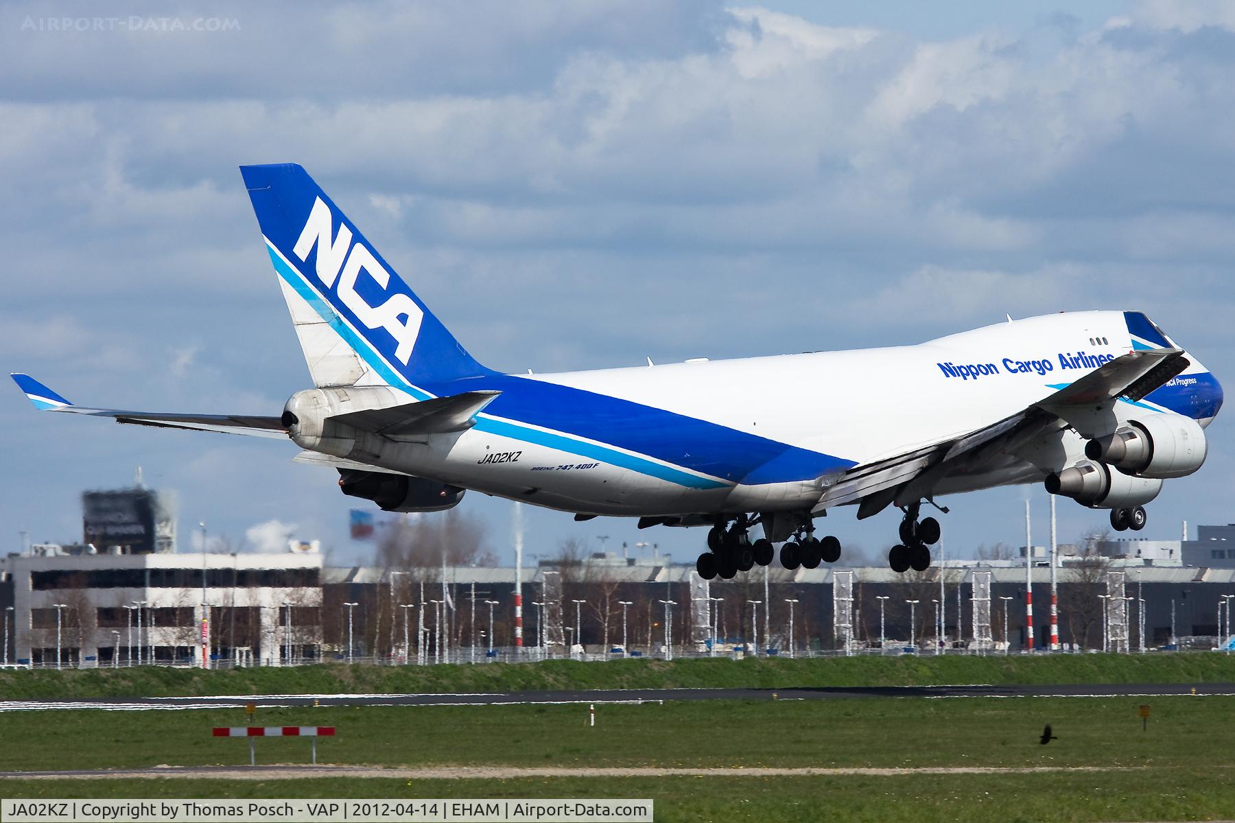 JA02KZ, 2005 Boeing 747-481F (SCD) C/N 34017, Nippon Cargo Airlines - NCA