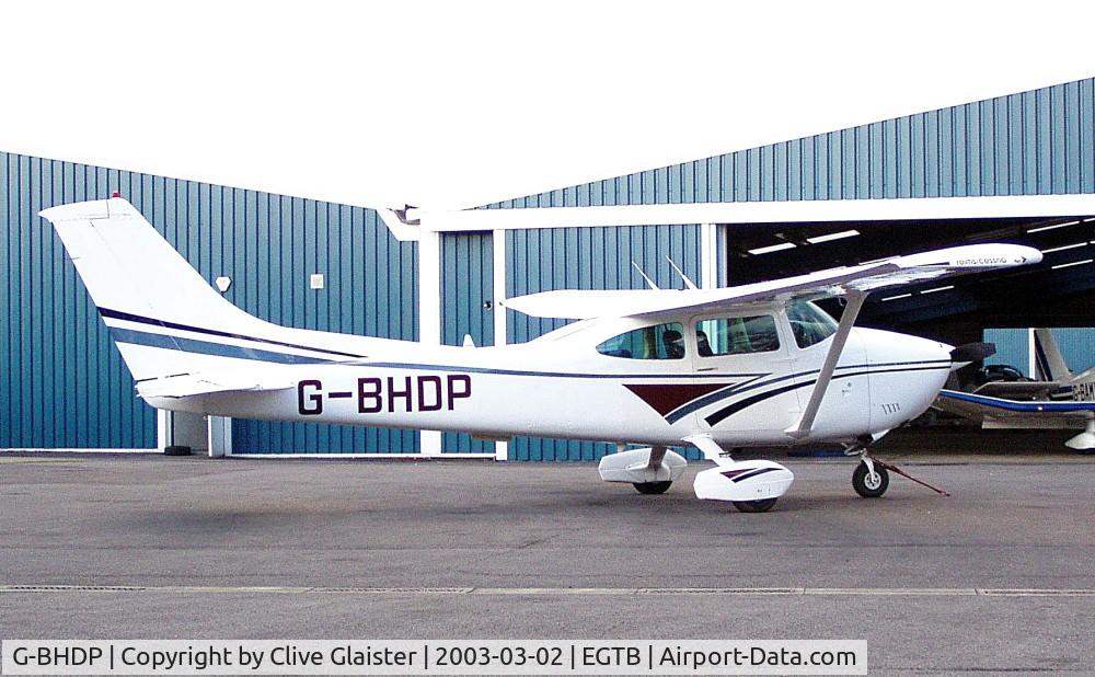 G-BHDP, 1980 Reims F182Q C/N 0131, Originally owned to, Air Service Training Ltd in October 1979 and currently owned to, Zone Travel Ltd since May 1997.