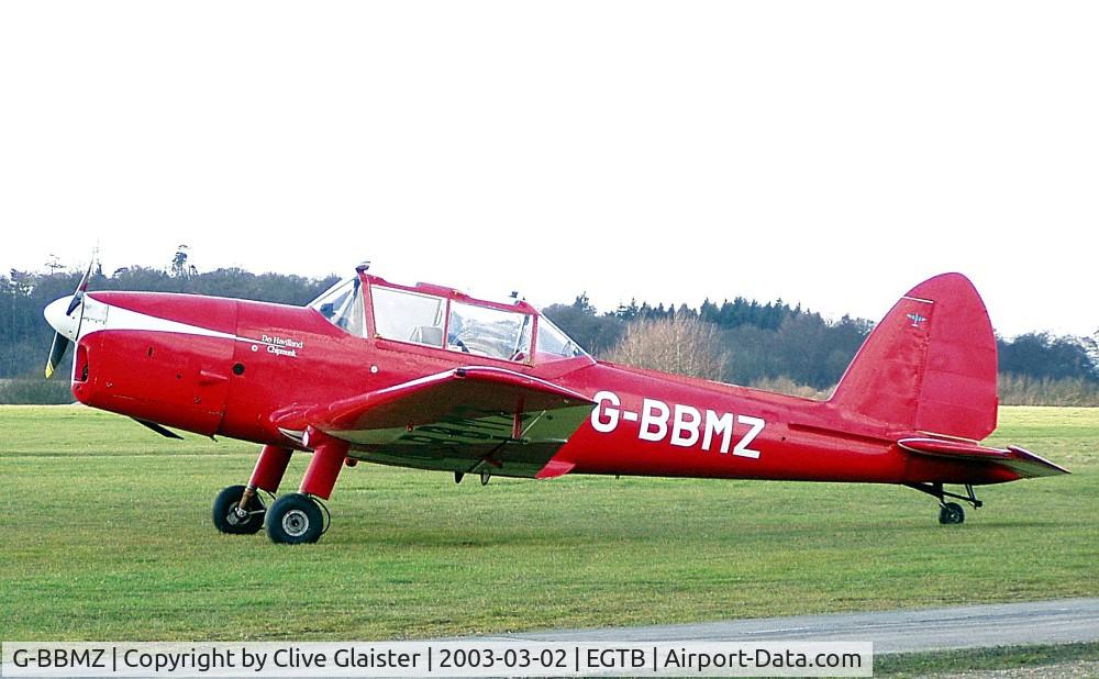 G-BBMZ, 1950 De Havilland DHC-1 Chipmunk T.10 C/N C1/0563, Ex: WK548 > G-BBMZ - Originally owned into private hands in October 1973 and currently a Trustee of, Chipmunk Syndicate since February 2007.