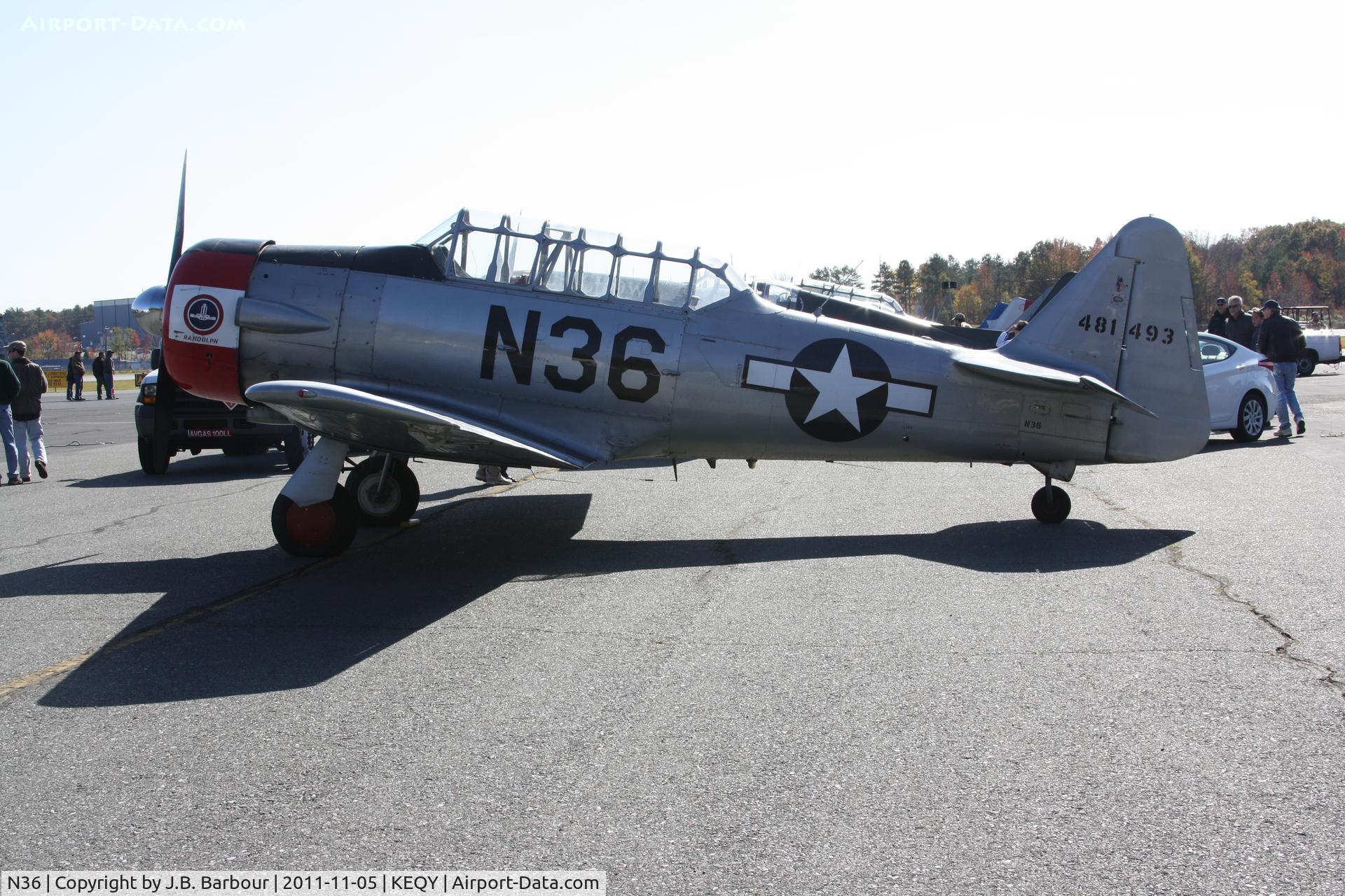 N36, 1944 North American AT-6F Texan C/N 121-42765, WAR BIRDS
