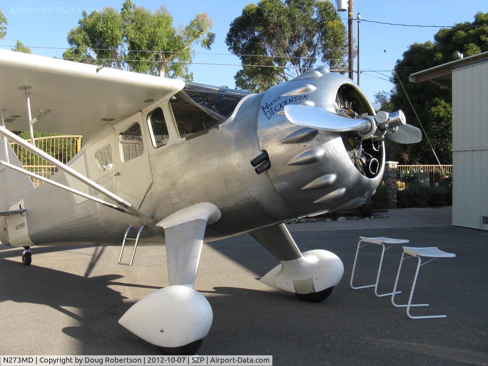 N273MD, 2008 Dickenson Howard DGA-21 (Replicate) C/N 001, 2008 Dickenson HOWARD DGA-21 'Mr. Dickenson', P&W R-1340-57 Wasp 600 Hp, 6+15=21, beautiful bump cowl. You should hear this lion roar on takeoff-wear hearing protection!