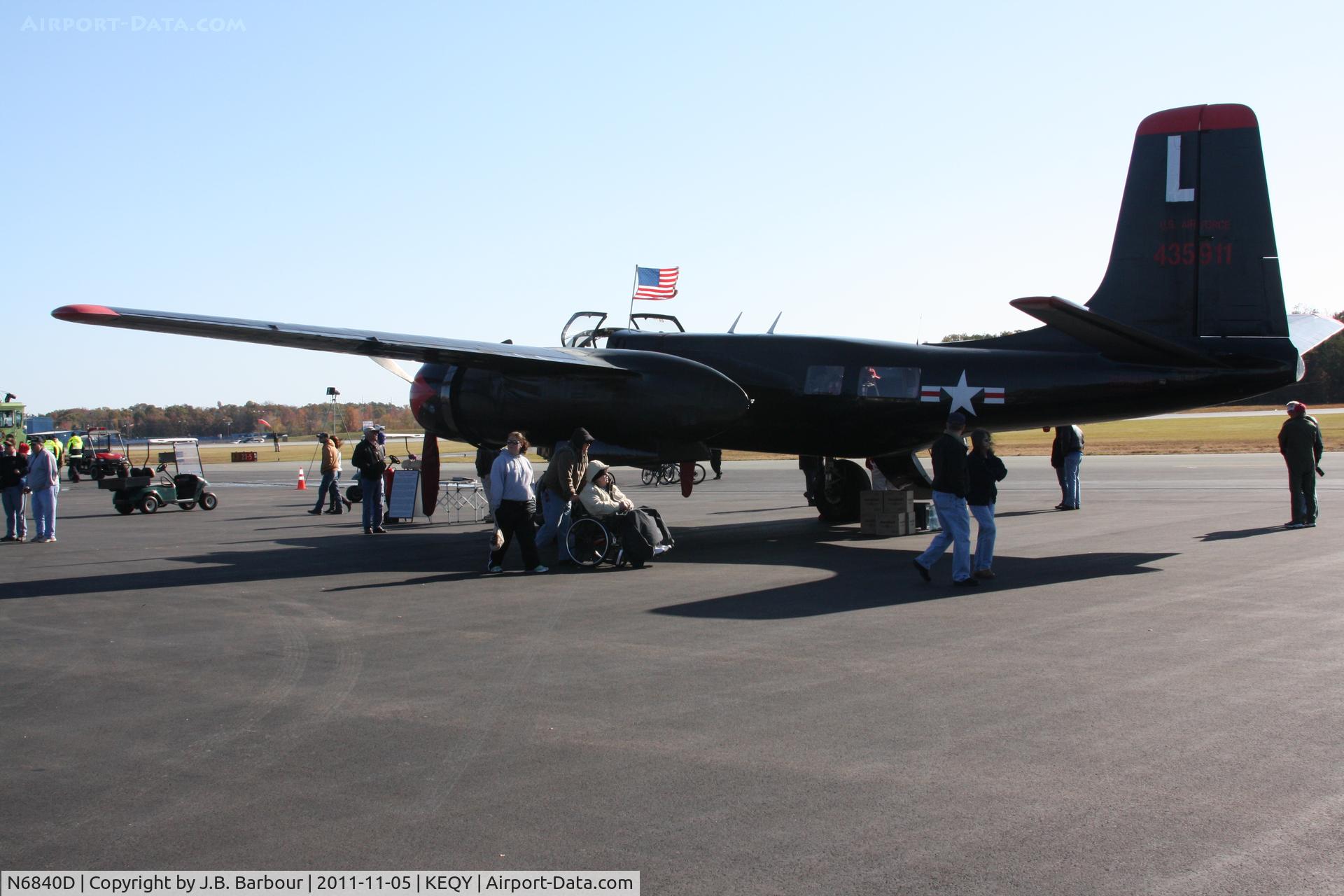 N6840D, 1945 Douglas A-26C Invader C/N 29190, WAR BIRDS