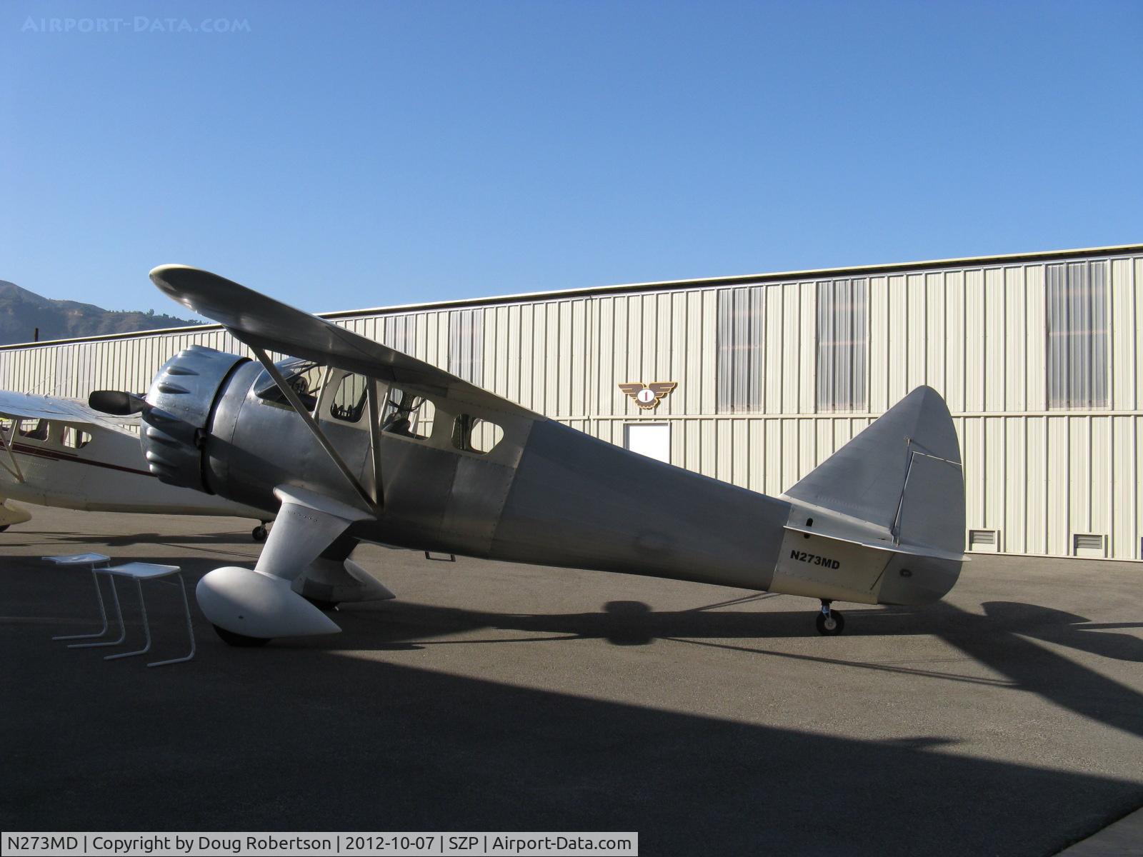 N273MD, 2008 Dickenson Howard DGA-21 (Replicate) C/N 001, 2008 Dickenson HOWARD DGA-21 'Mr. Dickenson', P&W R-1340-57 Wasp 600 Hp, 6+15=21, a labor of love one-off wonder!