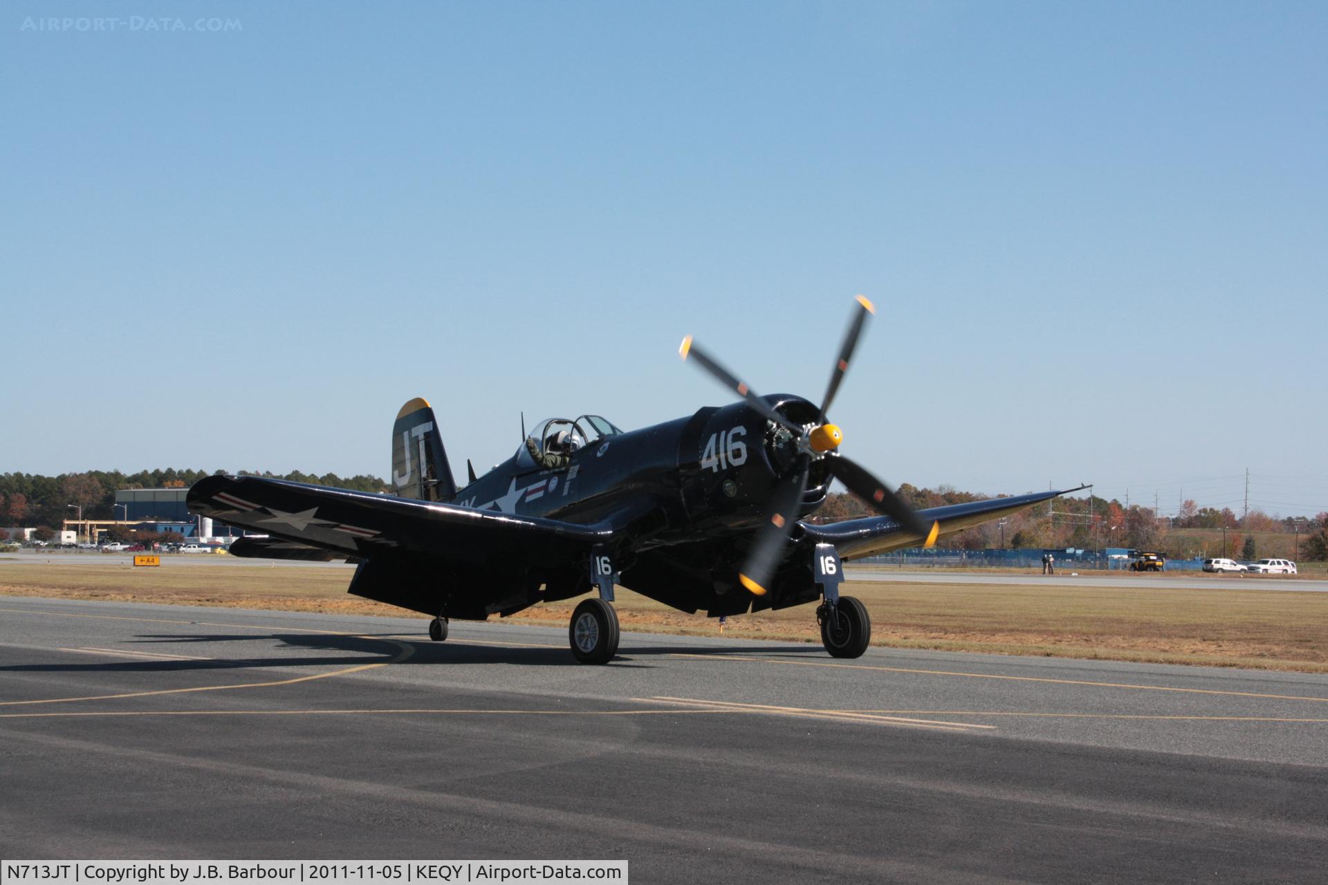 N713JT, 1945 Vought F4U-4B Corsair C/N 97143, WAR BIRDS