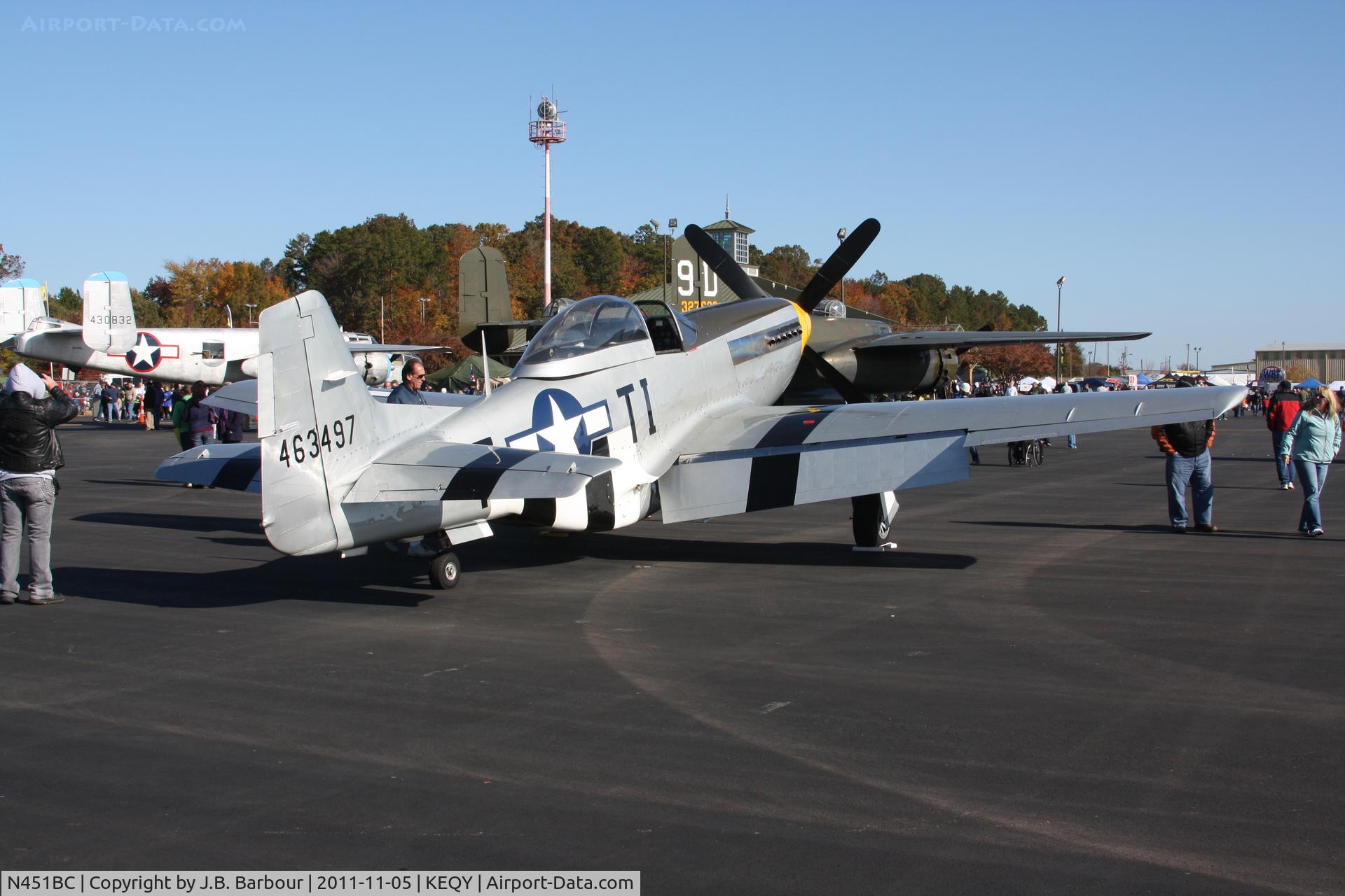 N451BC, 1945 North American P-51D Mustang C/N 45-11367, WAR BIRDS