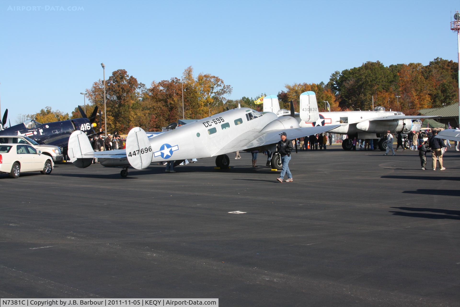N7381C, 1944 Beech C18S C/N 8104, WAR BIRDS