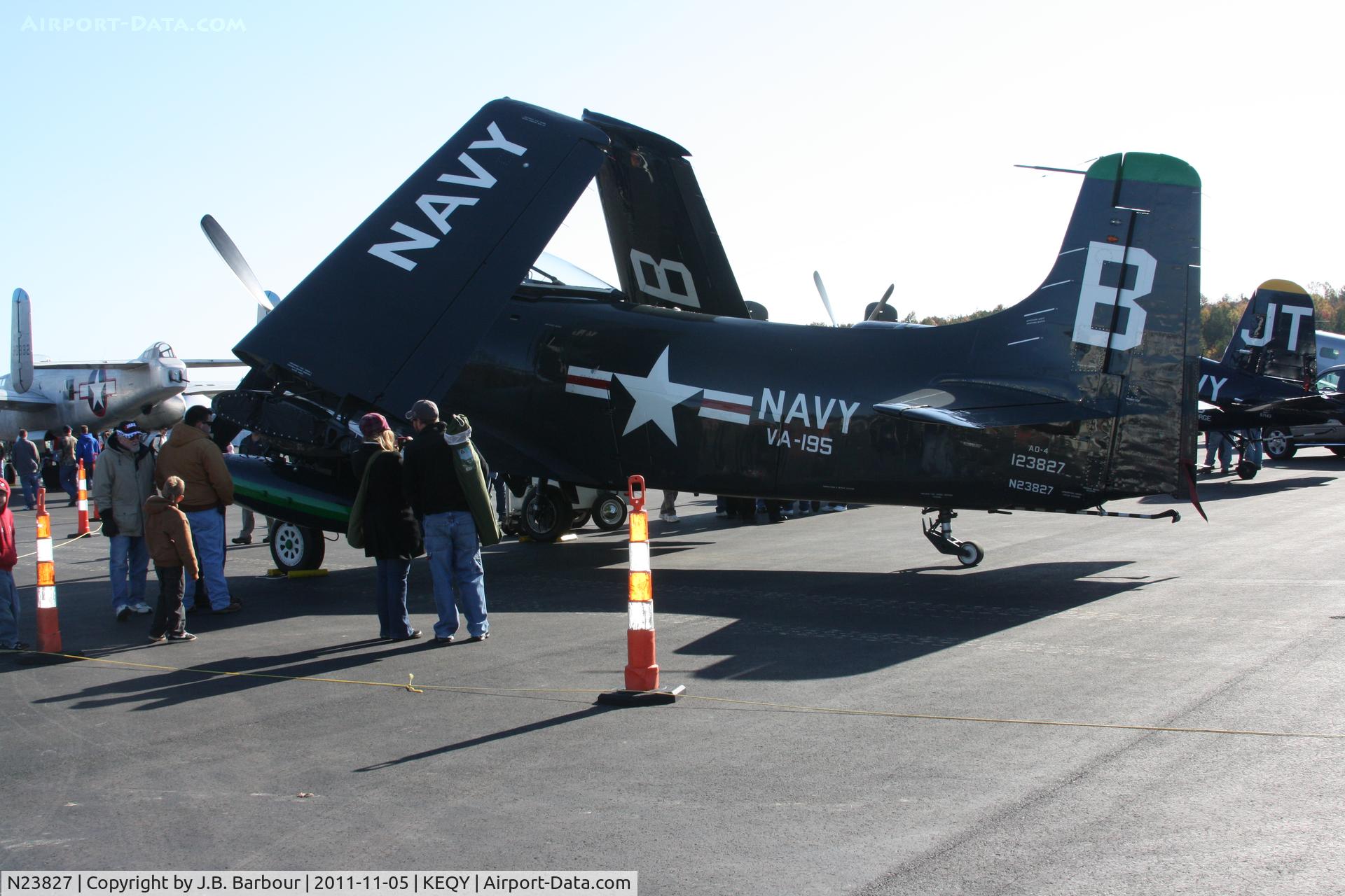 N23827, 1949 Douglas AD-4 C/N 7133, WAR BIRDS