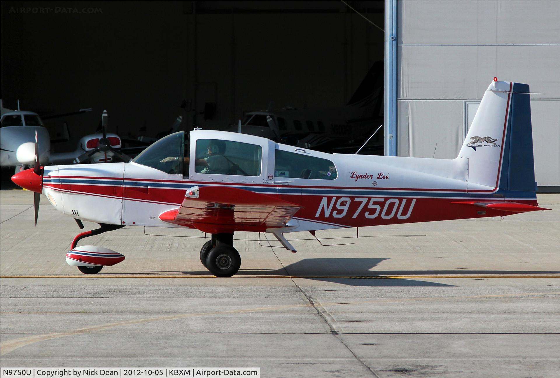 N9750U, 1976 Grumman American AA-5A Cheetah C/N AA5A-0150, KBXM/BXM shot during the 2012 Duke owners fly in