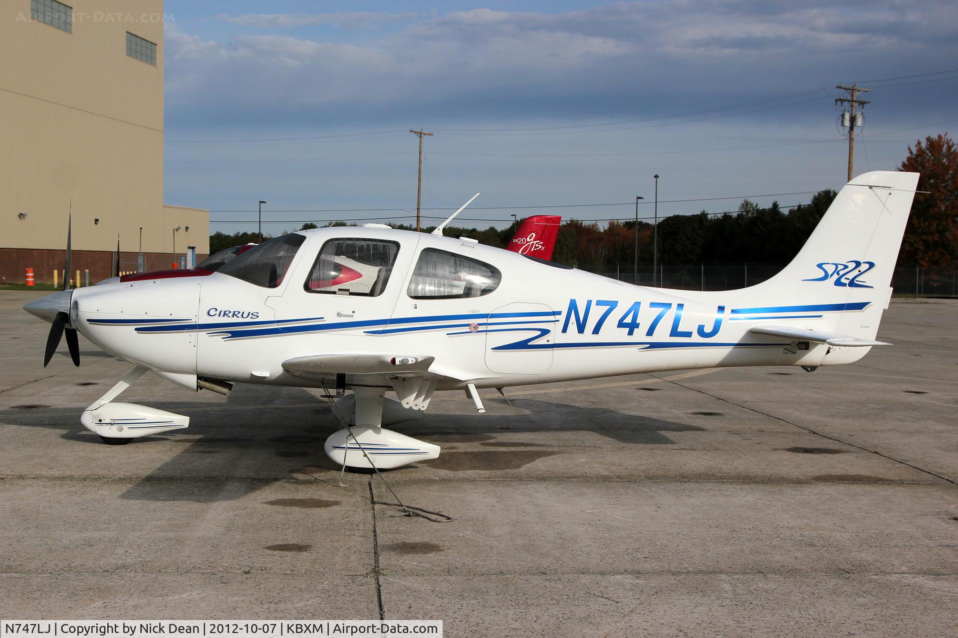 N747LJ, 2003 Cirrus SR22 C/N 0535, KBXM/BXM