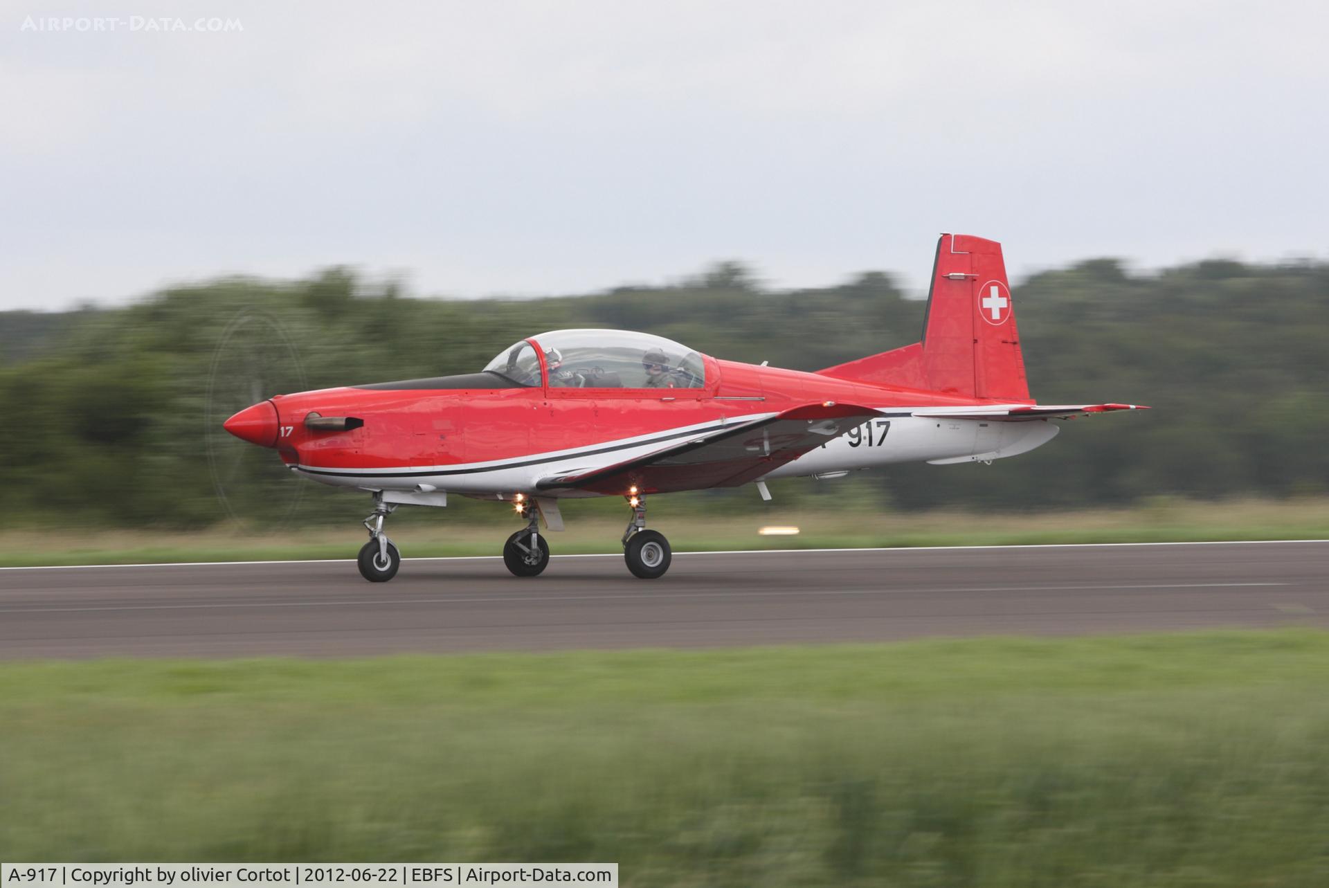 A-917, 1983 Pilatus PC-7 Turbo Trainer C/N 325, New official paint
