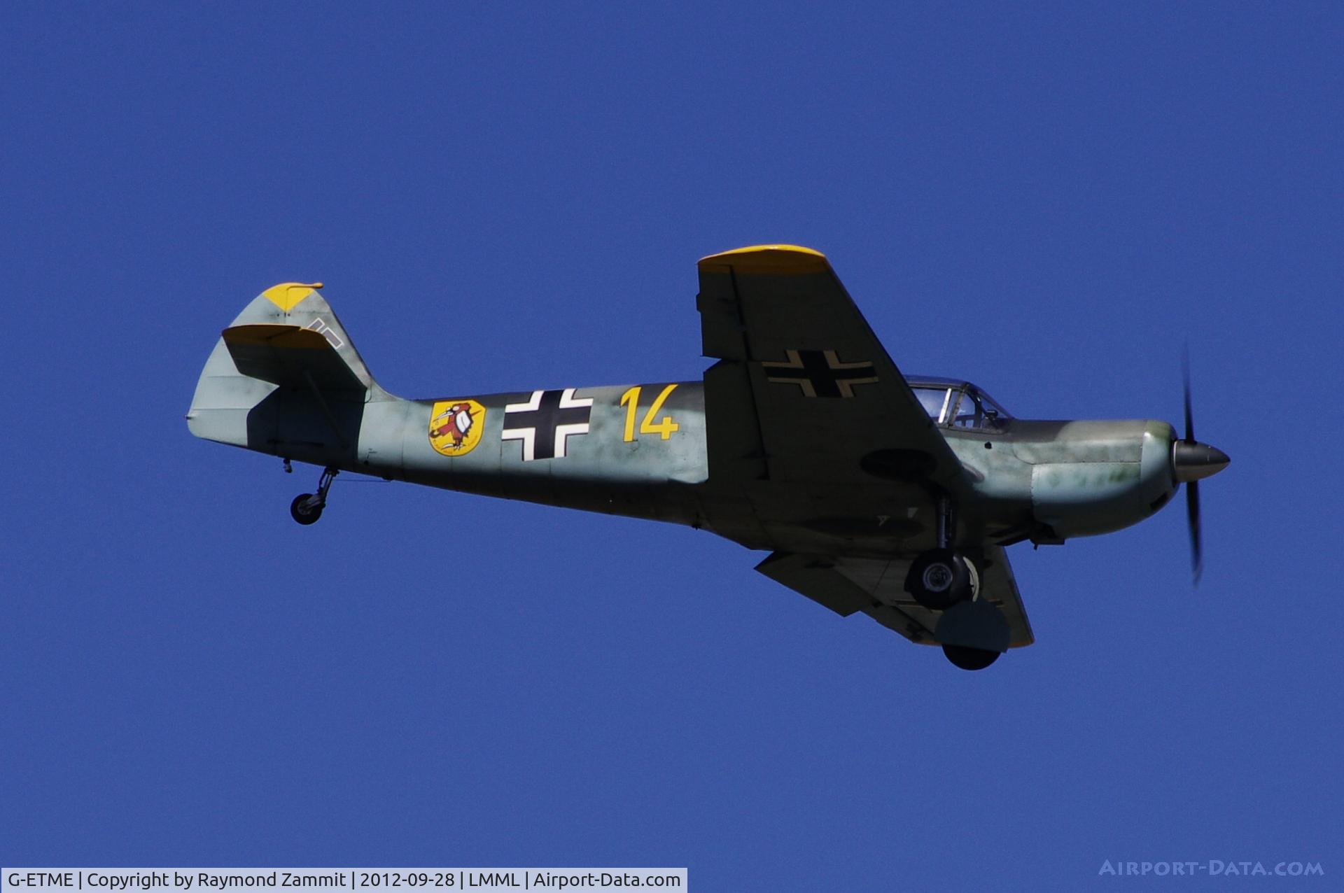 G-ETME, 1951 Nord 1002 Pingouin II C/N 274, Nord 1002 G-ETME on finals to land RW13 Malta.