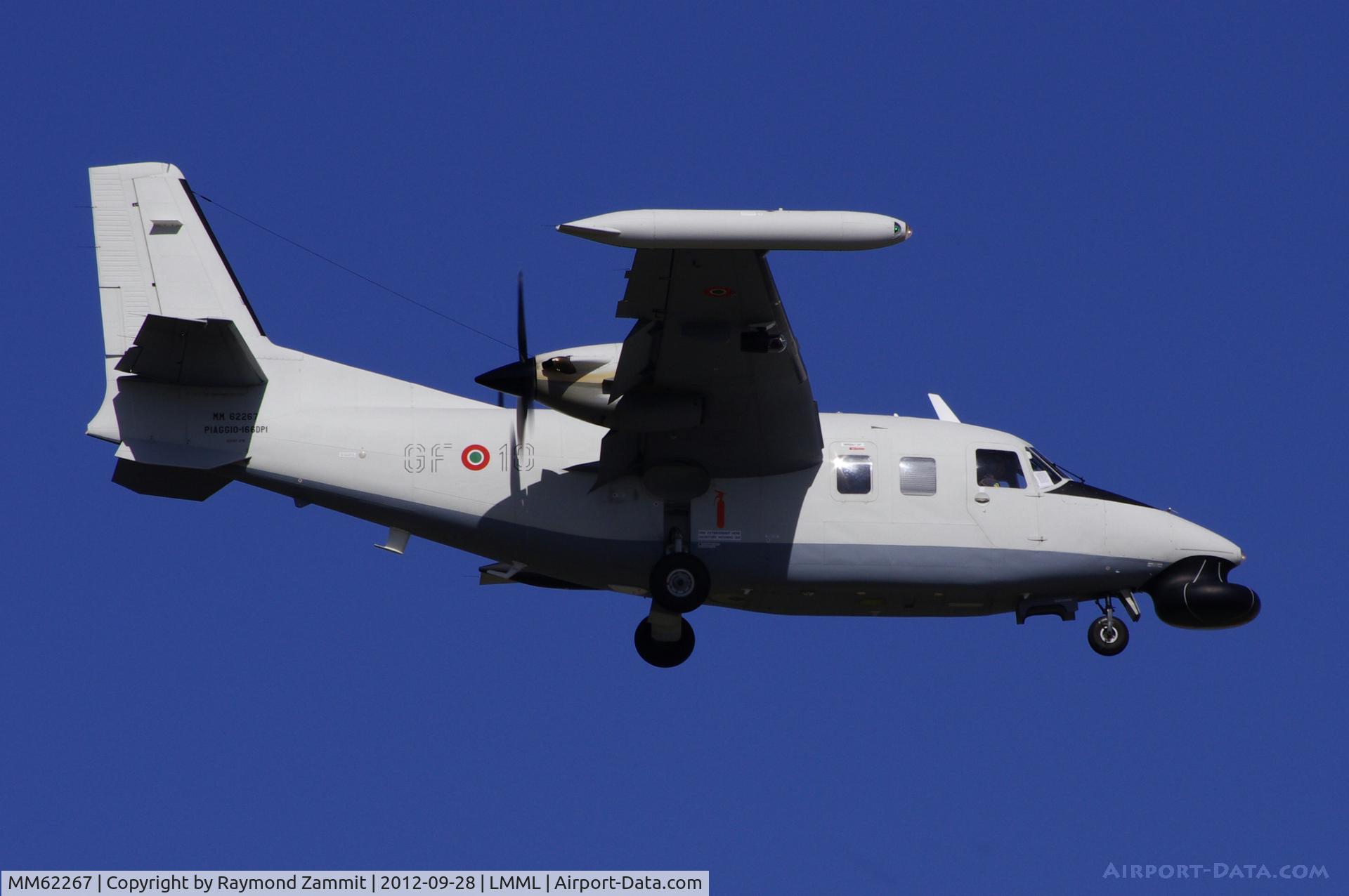 MM62267, Piaggio P-166-DL3 C/N 705, P166 MM62267/GF-10 Guardia di Finanza landing in Malta to participate in the Malta International Airshow.