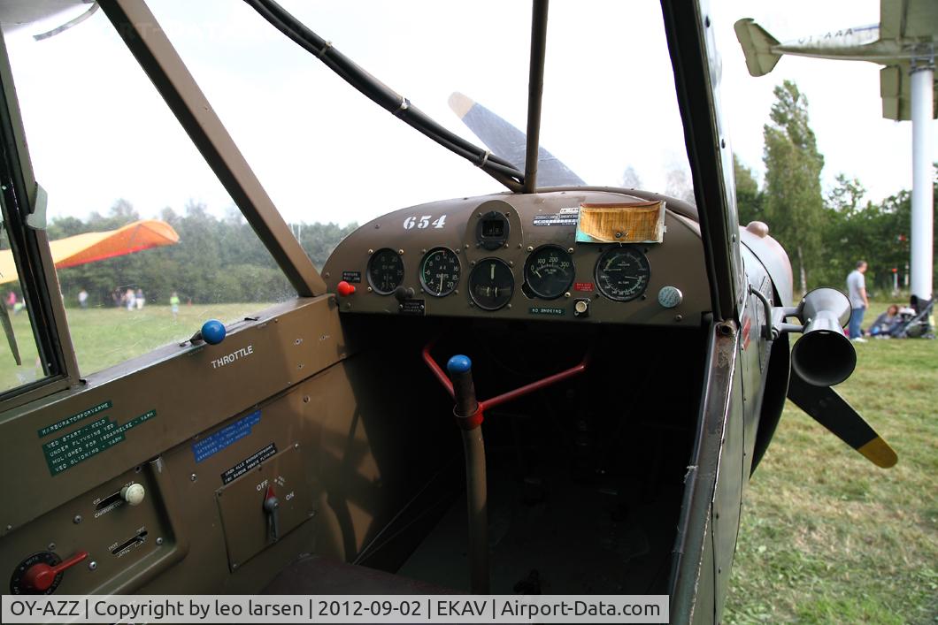 OY-AZZ, 1953 Piper L-18C Super Cub (PA-18-95) C/N 18-3165, Avedoere 2.9.12 ex 654 RDAF
