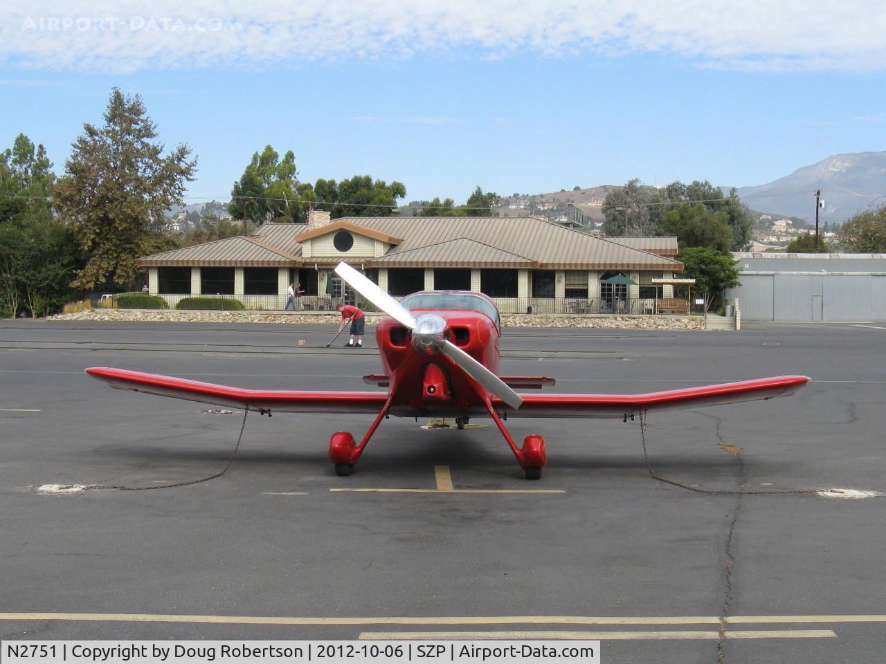 N2751, 1976 Thorp T-18 Tiger C/N 300, 1976 Stork THORP T-18 TIGER, Lycoming O&VO-360 180 Hp, cranked dihedral wings, fixed gear speedy taildragger
