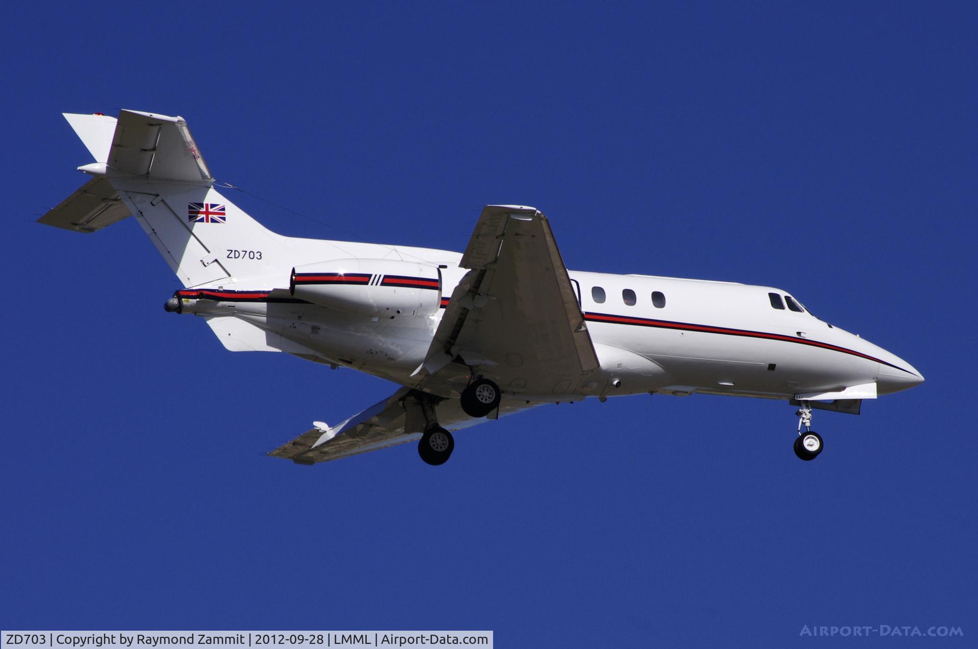 ZD703, British Aerospace BAe-125 CC.3 C/N 257183, HS125 ZD703 Royal Air Force.