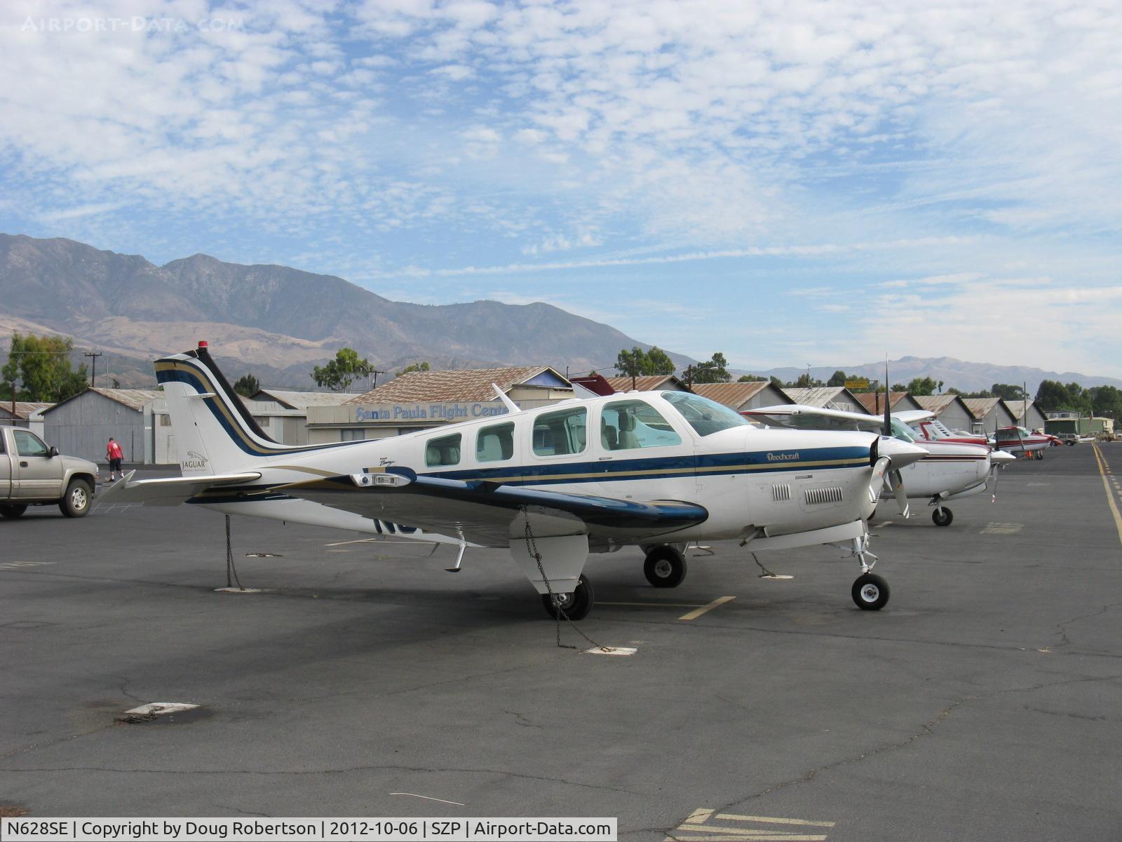 N628SE, 2000 Raytheon Aircraft Company B36TC Bonanza C/N EA-655, 2000 Raytheon-Beech B36TC TURBO BONANZA Jaguar Special Edition, Continental TSIO-520-UB 300 Hp. The B36TC was introduced in 1981, but the Jaguar Special Edition was offered for only a couple of years.